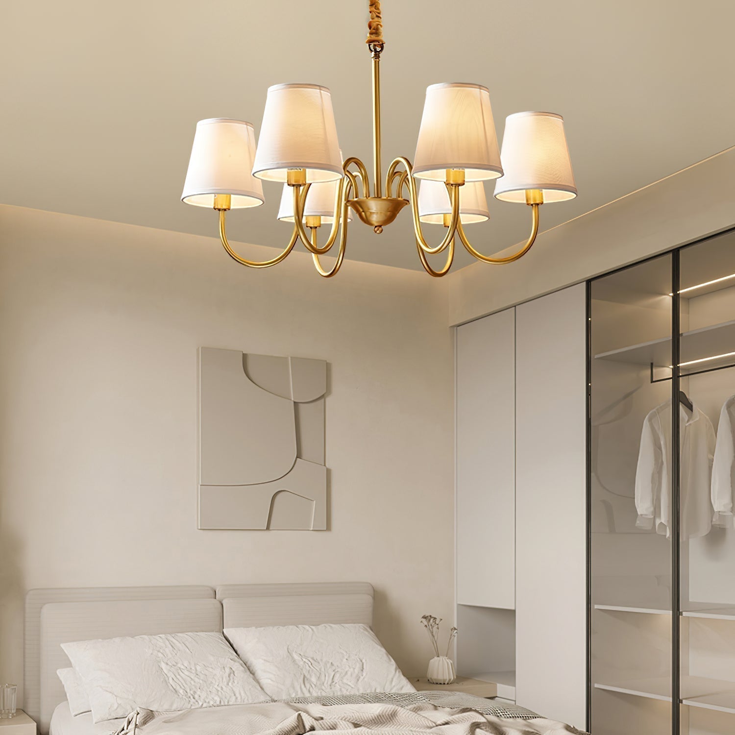 Dalen Traditional Stacey Fabric Chandelier