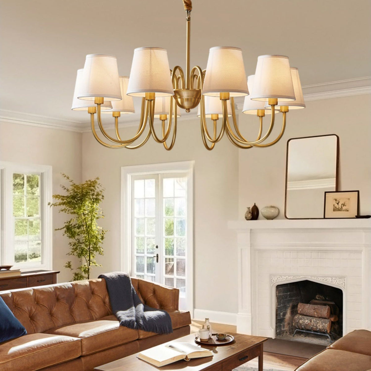 Dalen Traditional Stacey Fabric Chandelier