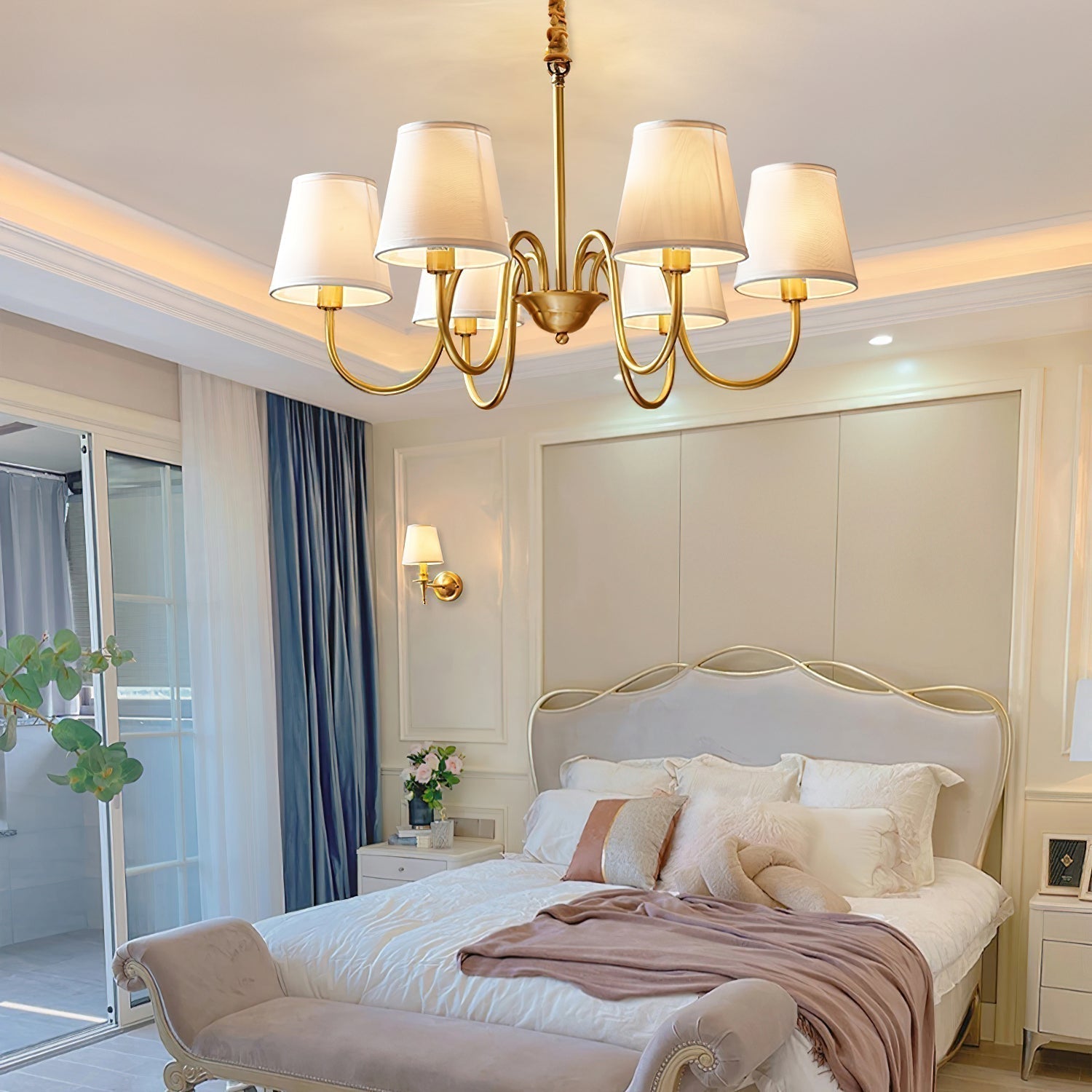 Dalen Traditional Stacey Fabric Chandelier