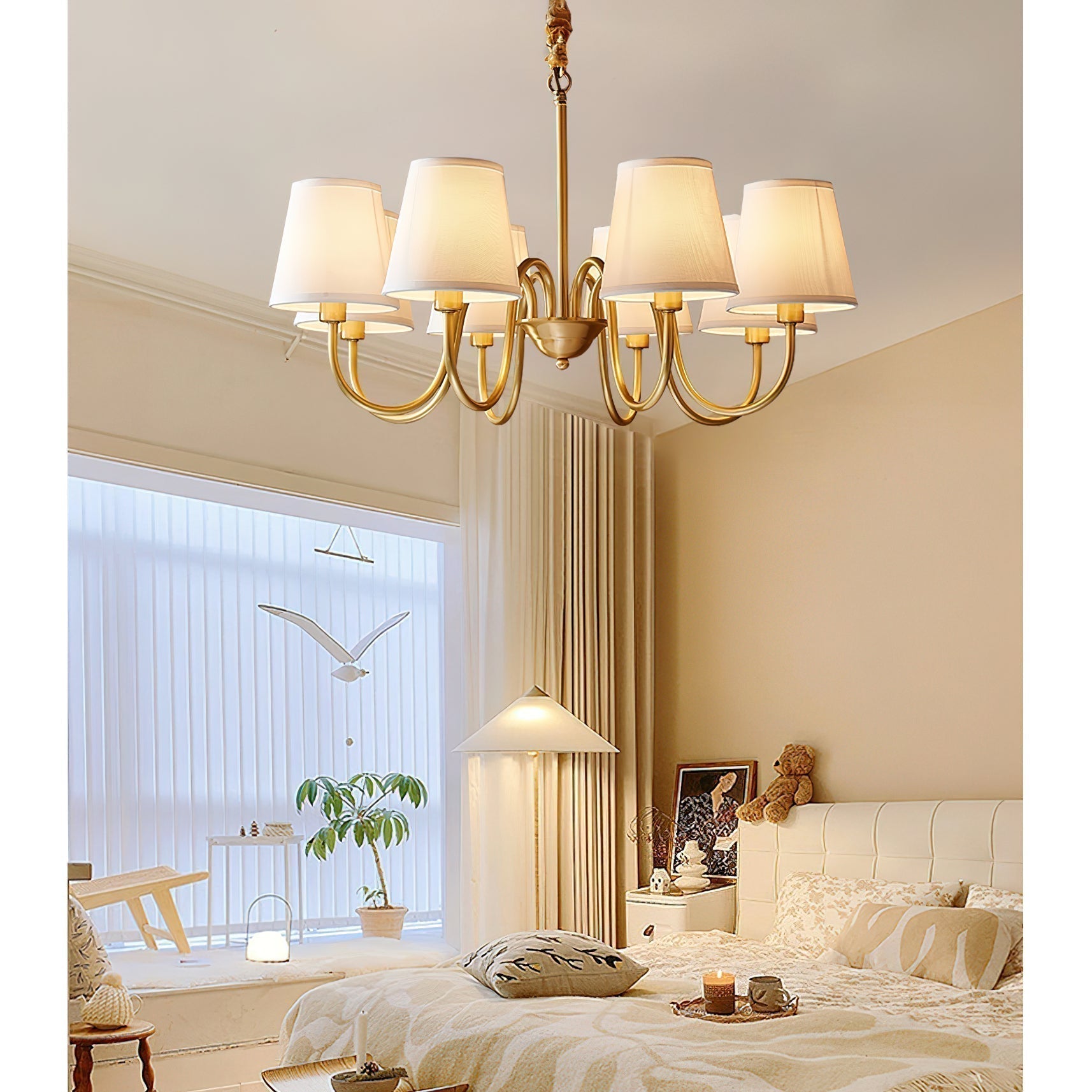 Dalen Traditional Stacey Fabric Chandelier
