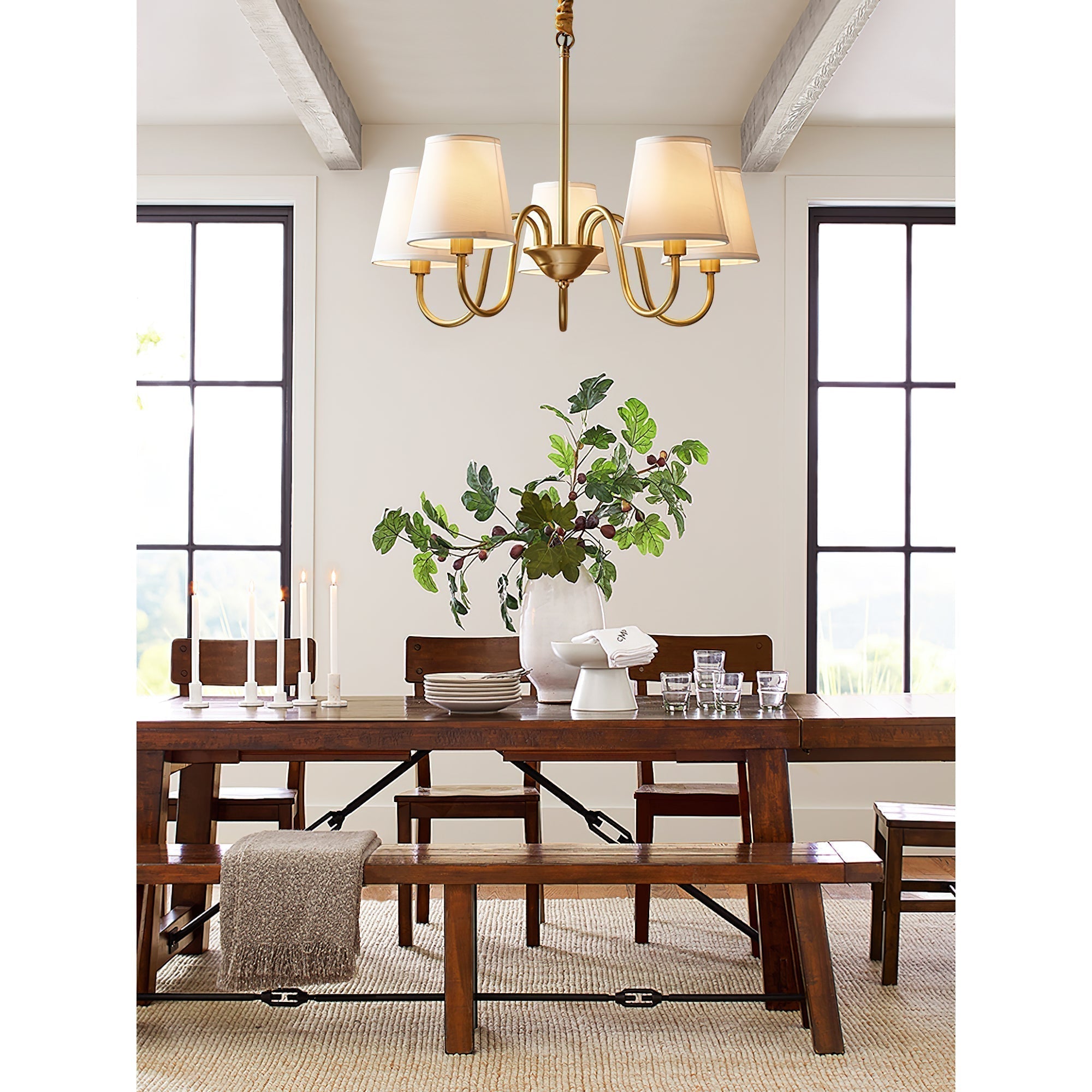 Dalen Traditional Stacey Fabric Chandelier