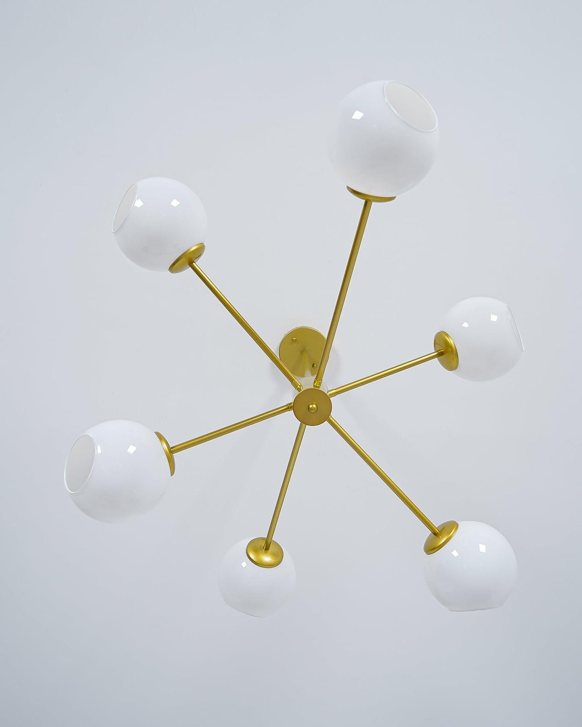 Aristin Chandelier Staggered Glass 6-Light