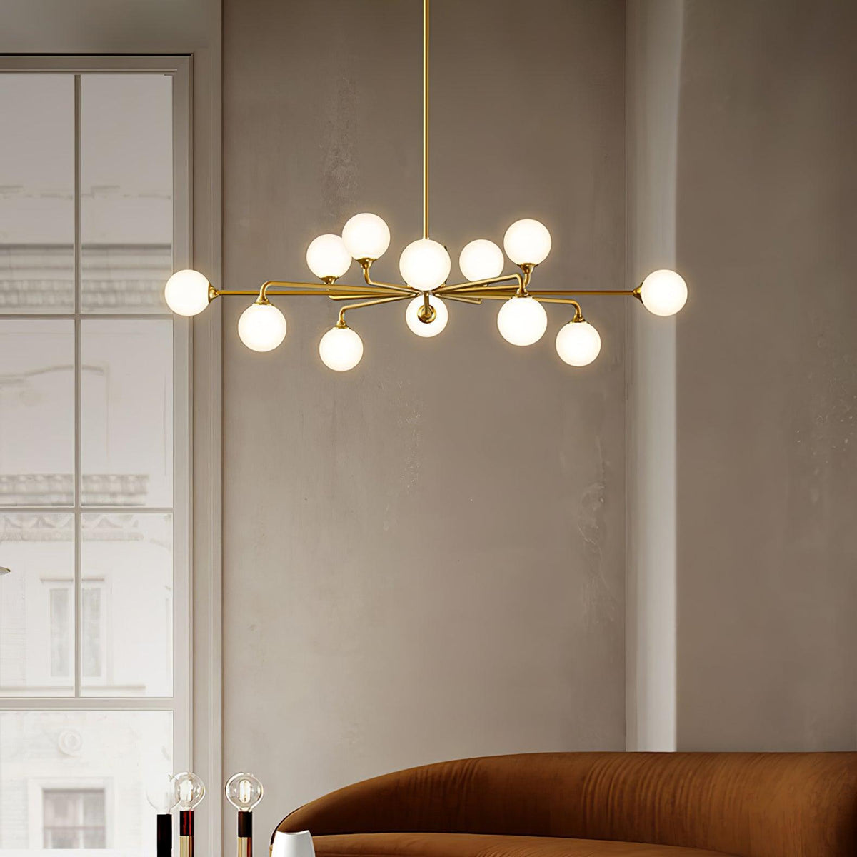 Nivor Modern Glass Chandelier
