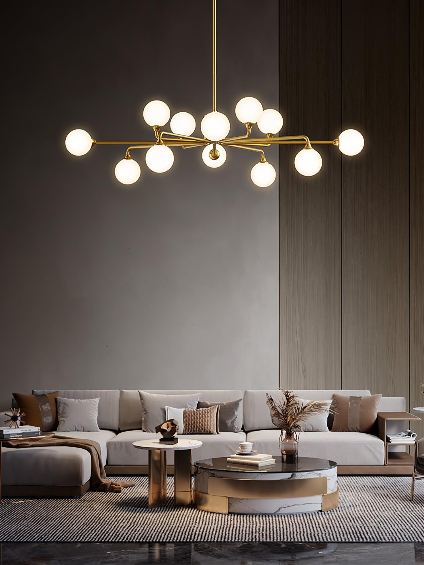 Nivor Modern Glass Chandelier