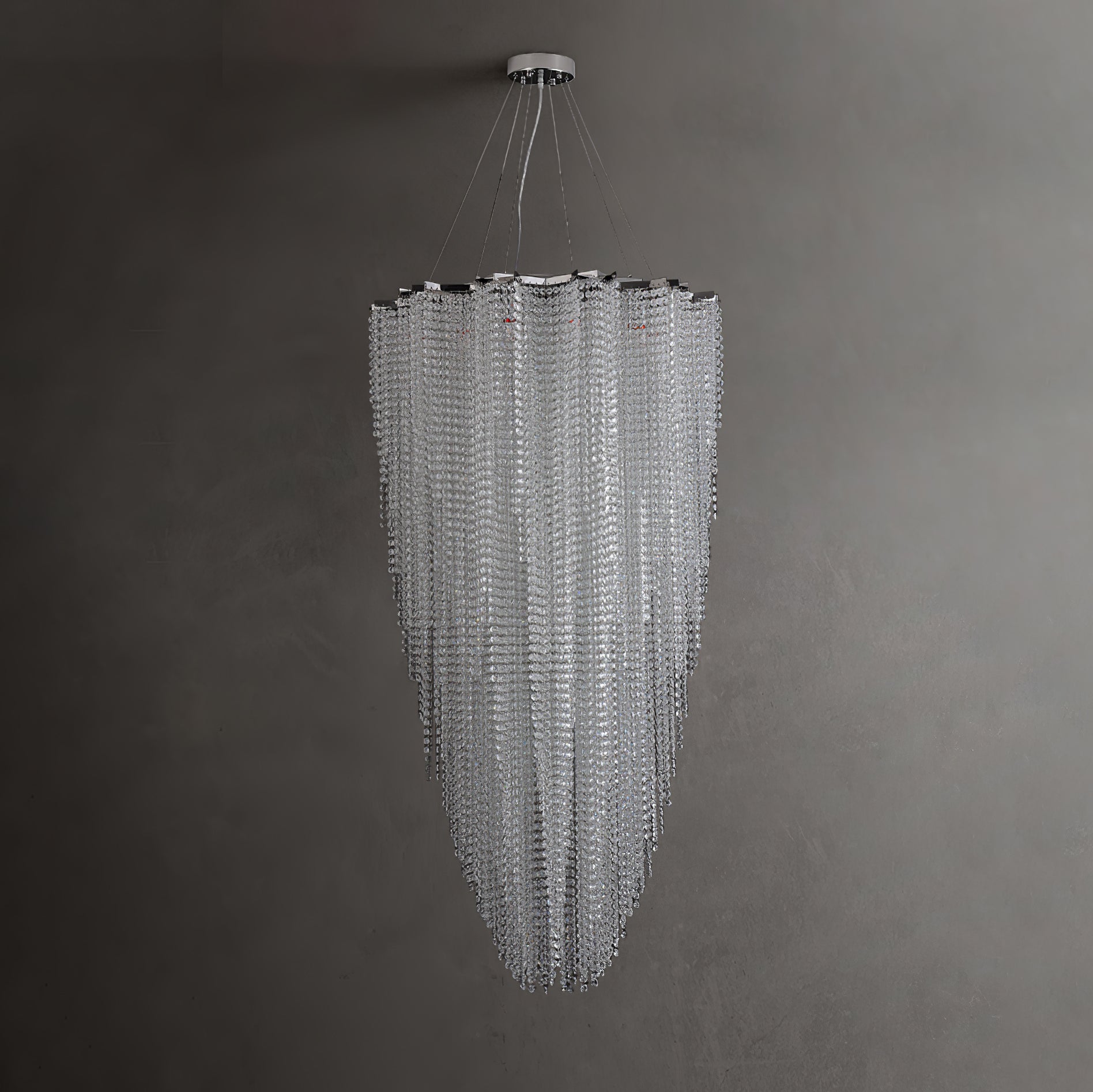 Zashayra Crystal Column Chandelier