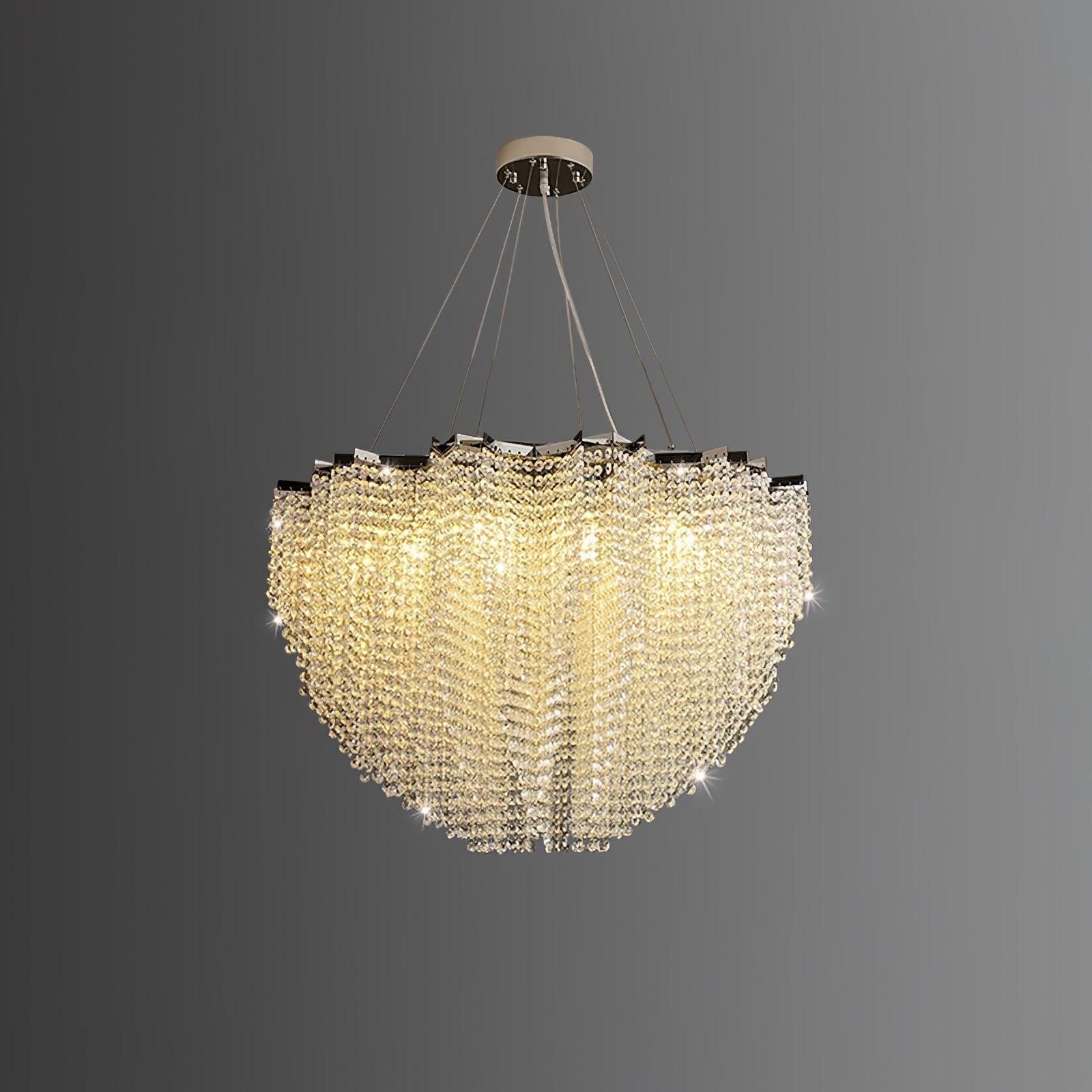 Zashayra Crystal Column Chandelier