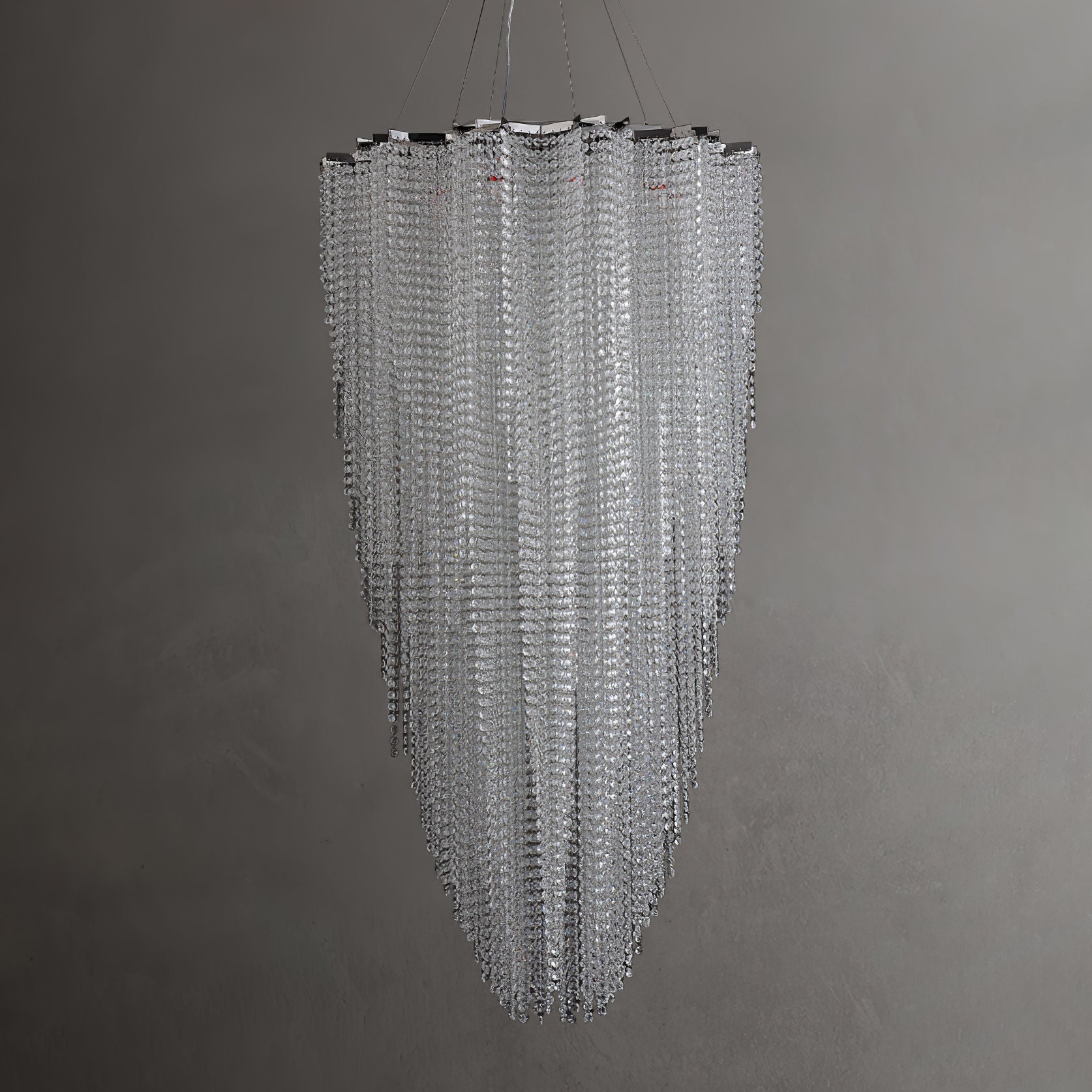 Zashayra Crystal Column Chandelier