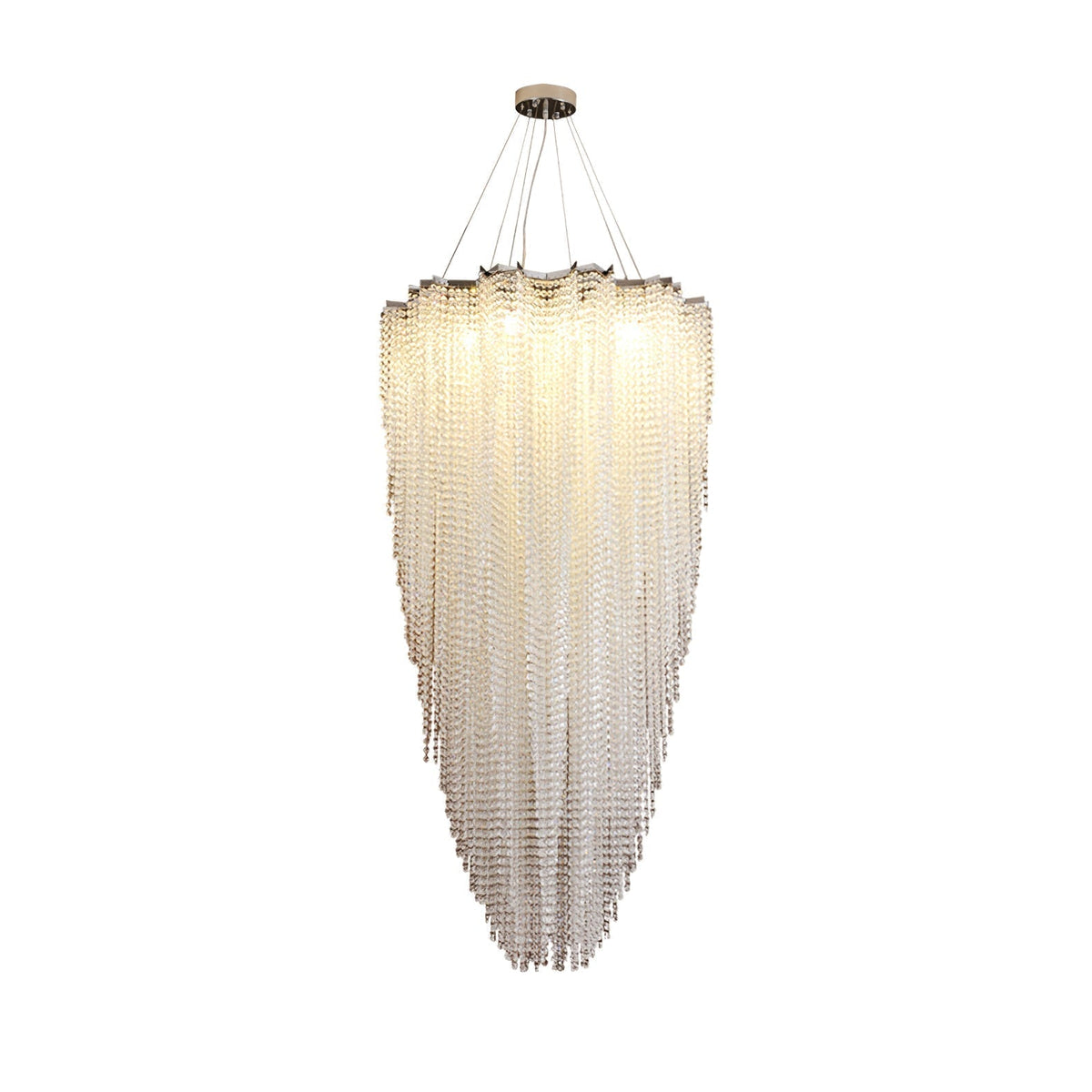 Zashayra Crystal Column Chandelier