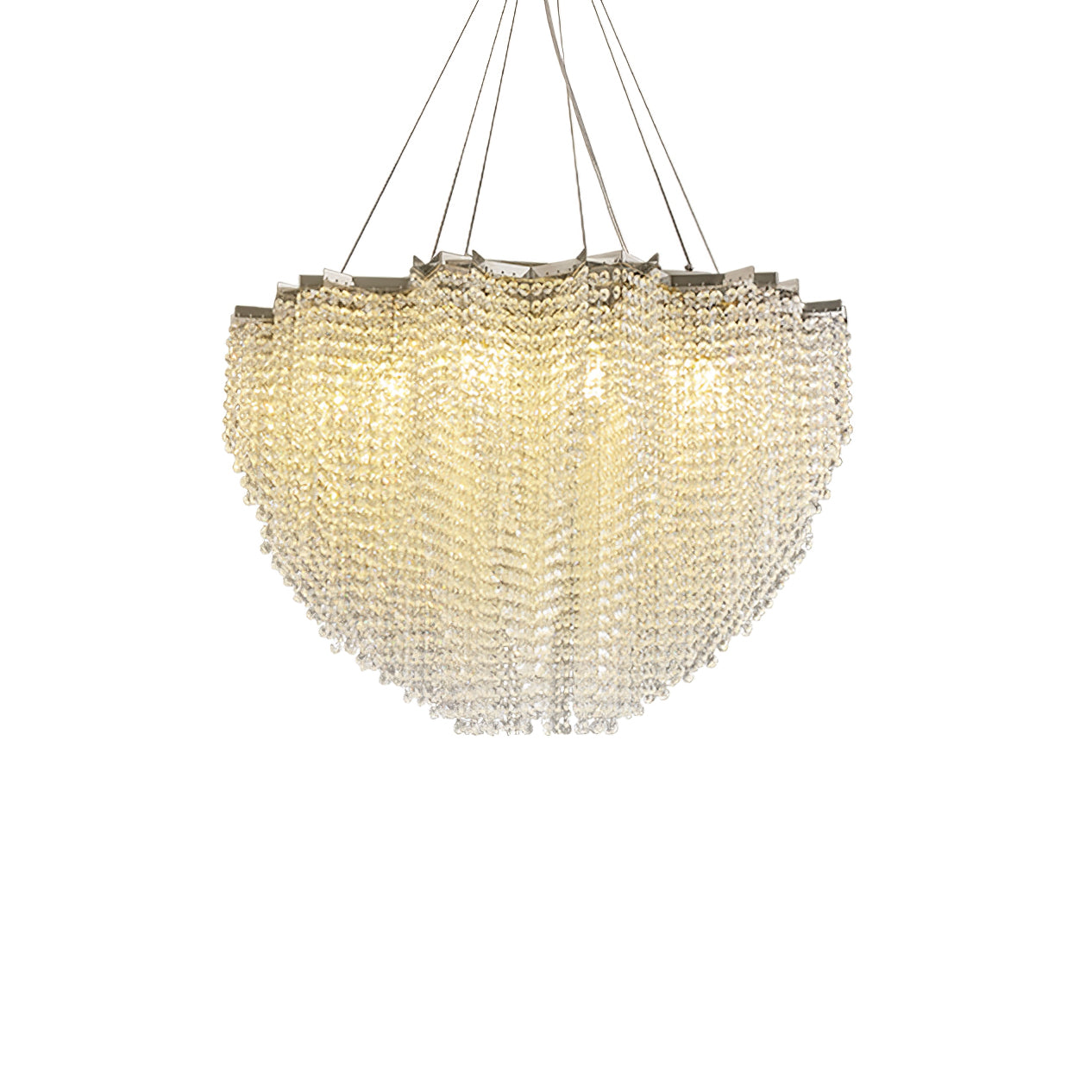 Zashayra Crystal Column Chandelier