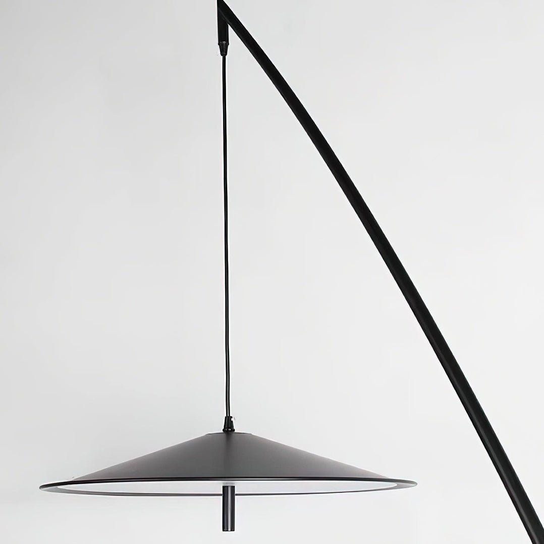 Arcana Black Minimalist Floor Lamp
