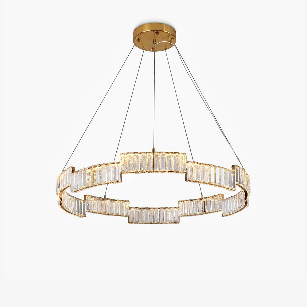 Luxinian Chandelier Crystal with Gold Frame