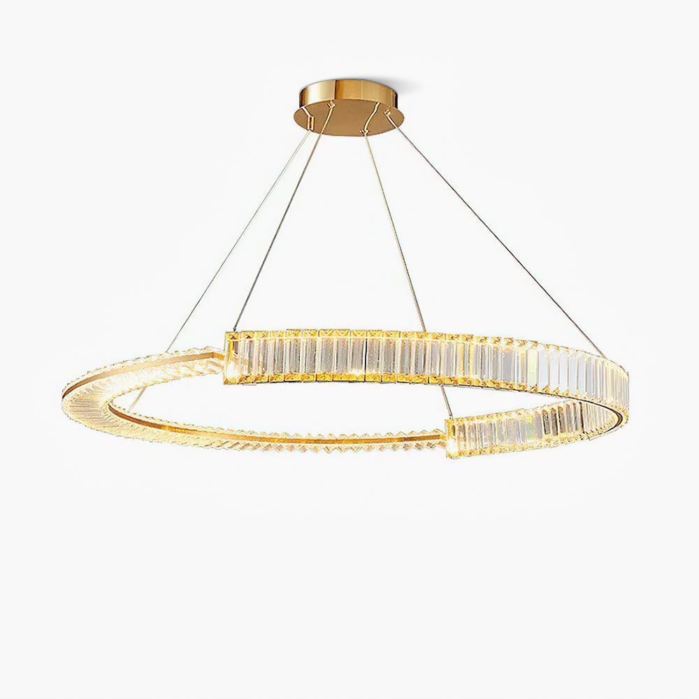 Cyrerira Chandelier Stella LED Crystal Ring
