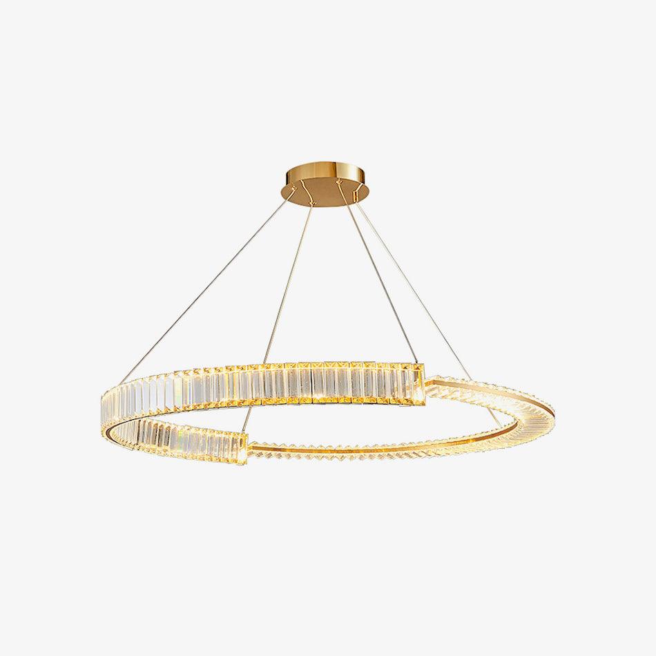 Cyrerira Chandelier Stella LED Crystal Ring
