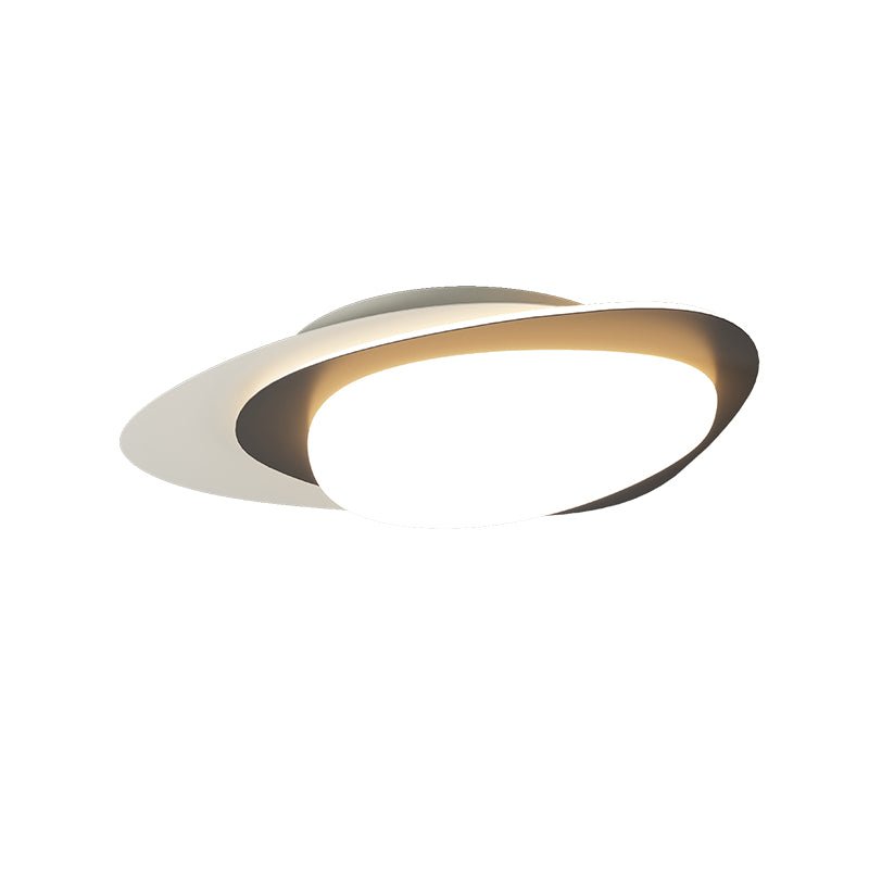 Fuji Ceiling Lamp Walnut Oval Organic LED