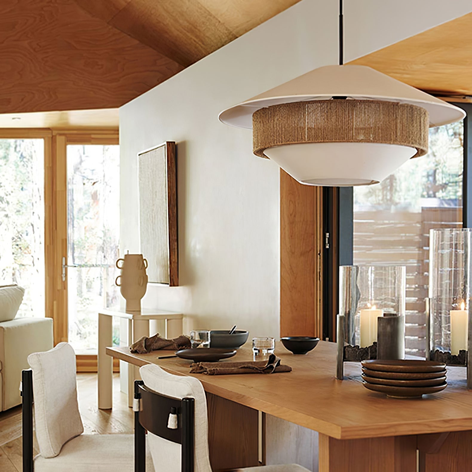 Athrel Modern Fabric Pendant Lamp