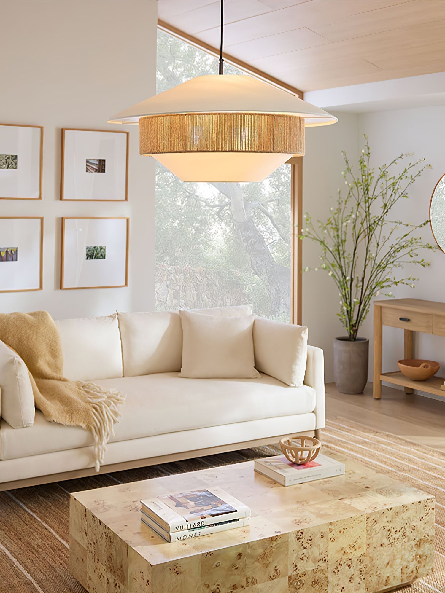 Athrel Modern Fabric Pendant Lamp