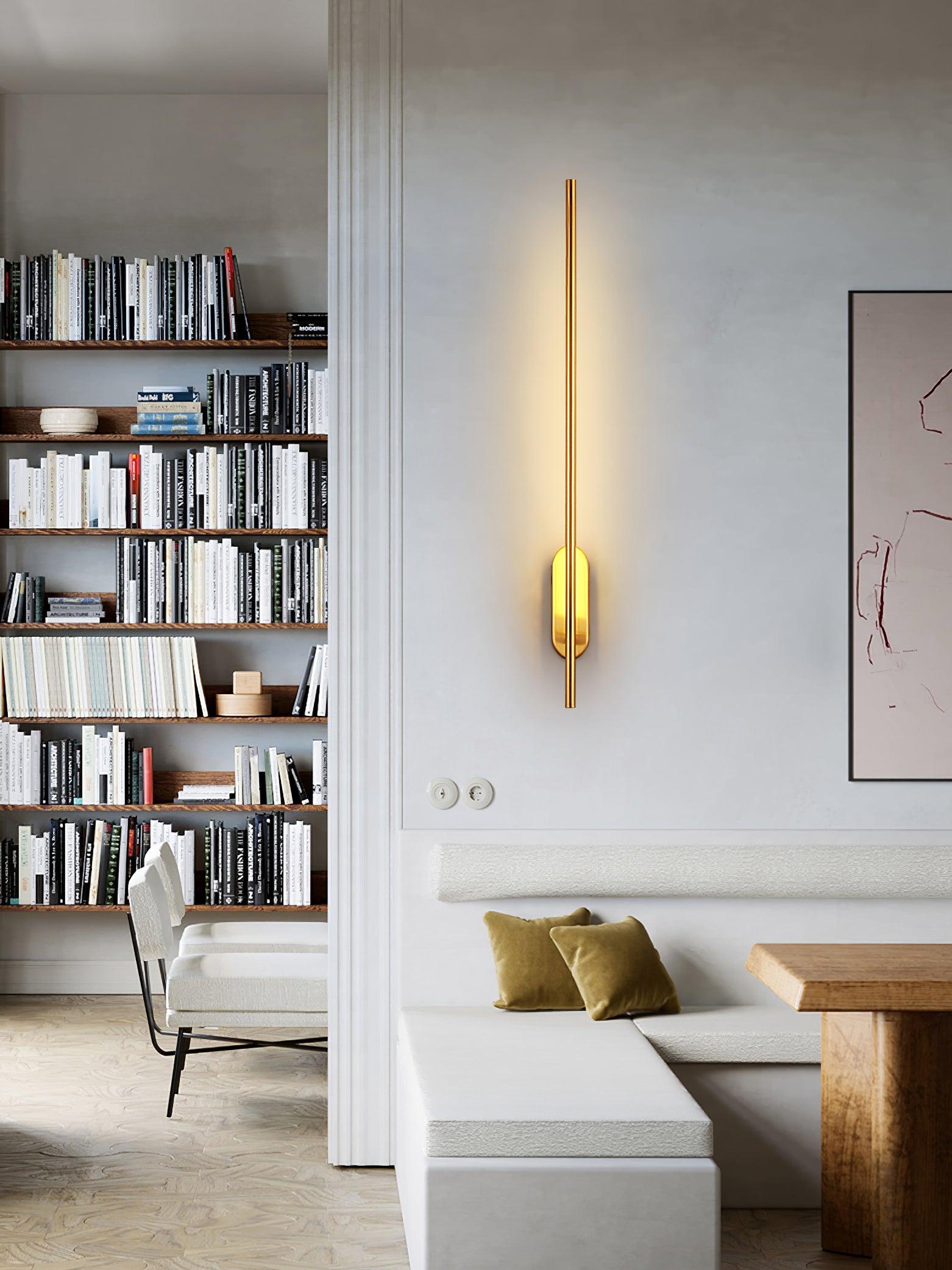 Marissa Stick Shaped Brass Sconce Wall lamp