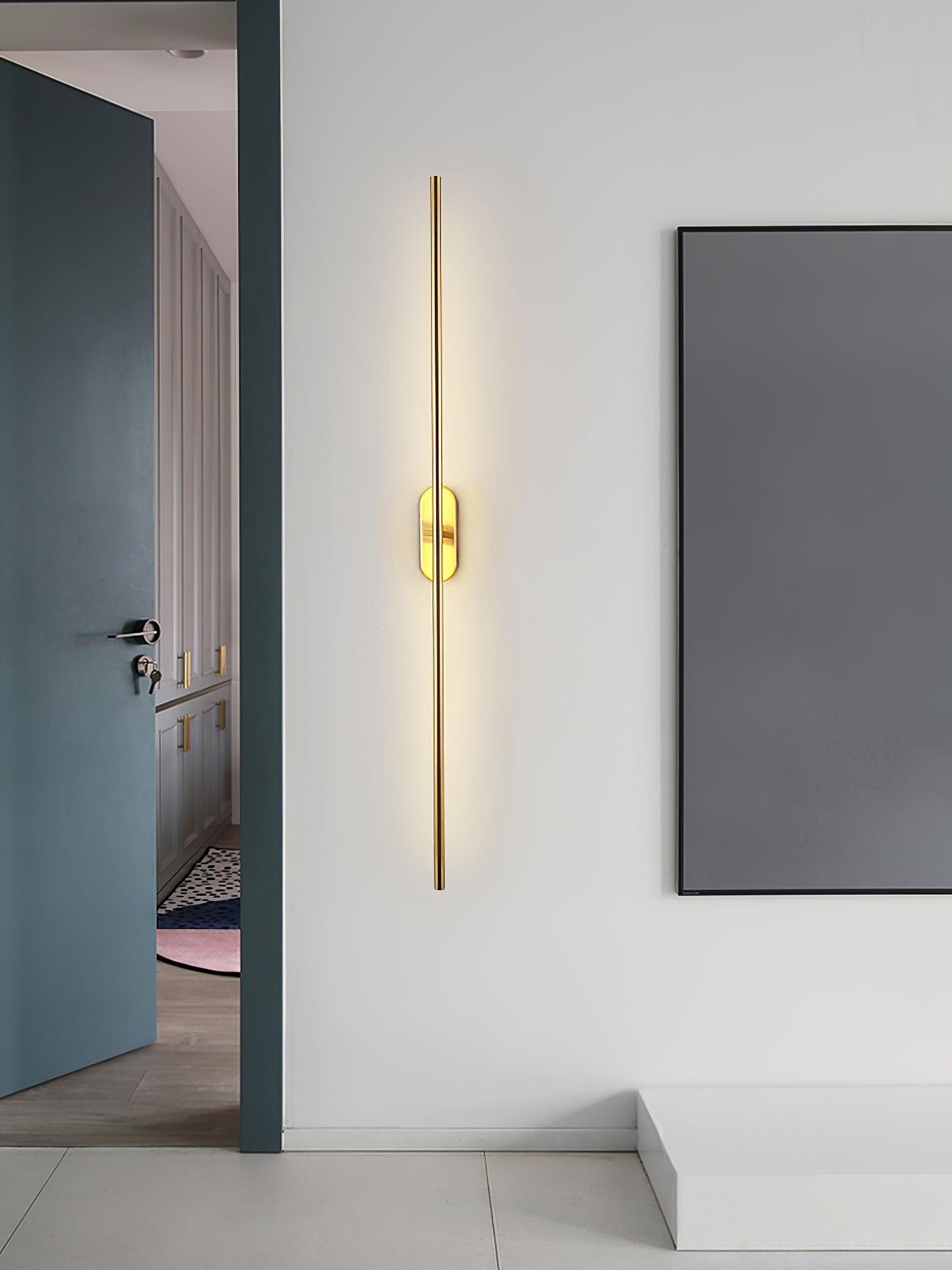 Marissa Stick Shaped Brass Sconce Wall lamp