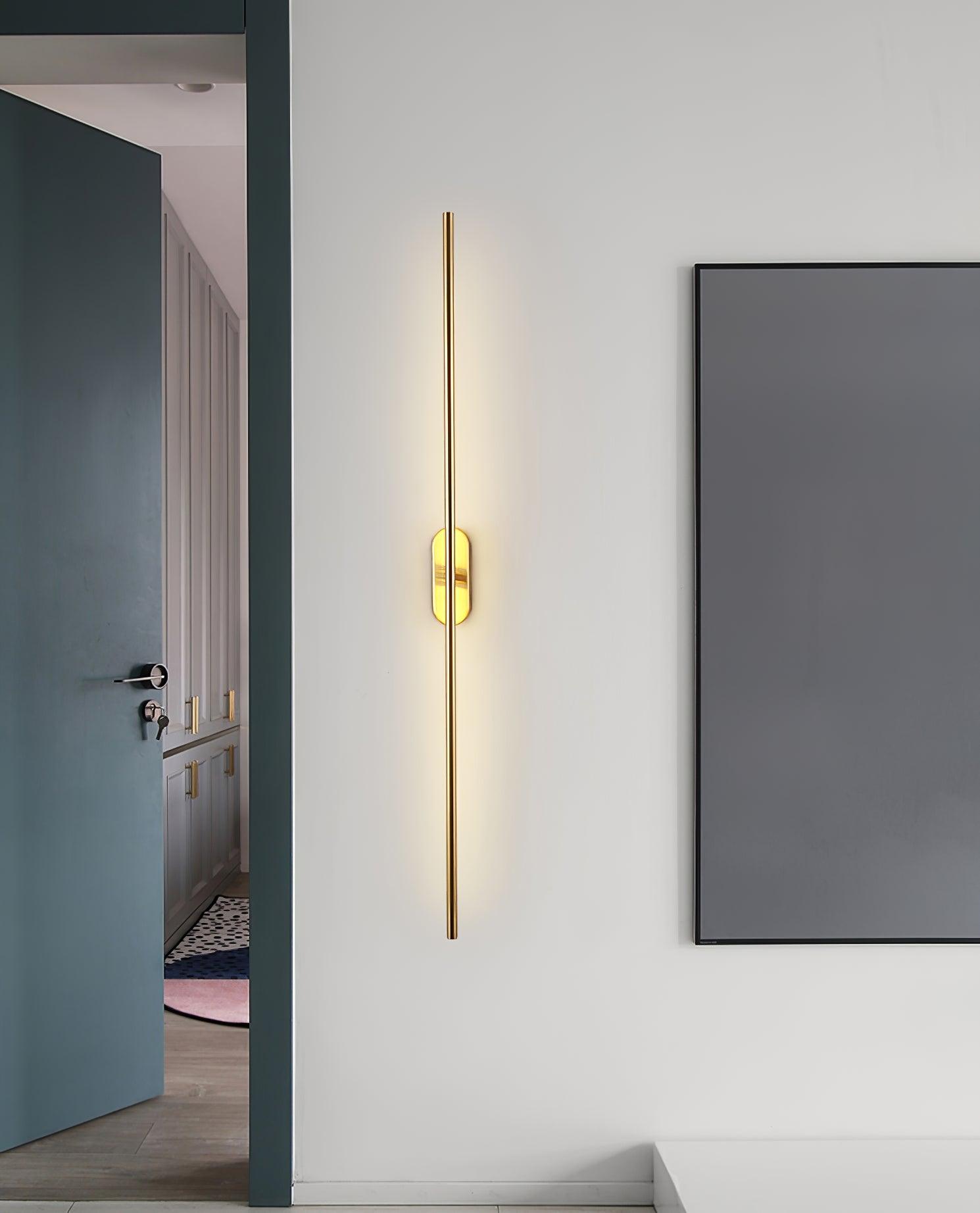 Marissa Stick Shaped Brass Sconce Wall lamp