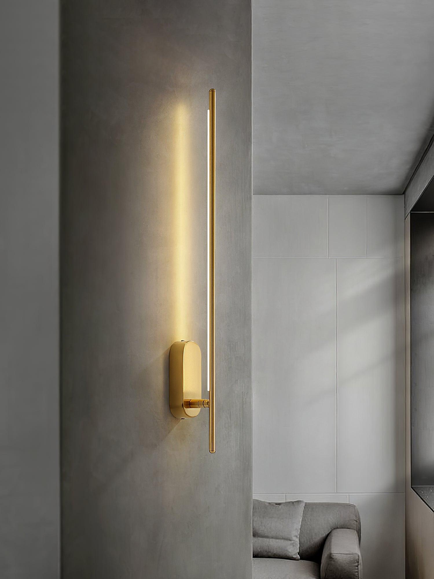 Marissa Stick Shaped Brass Sconce Wall lamp