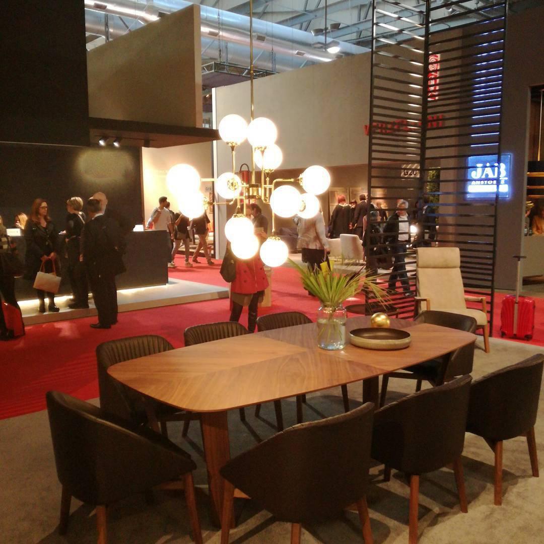 Wasgt Chandelier Stilnovo Brass Black Glass
