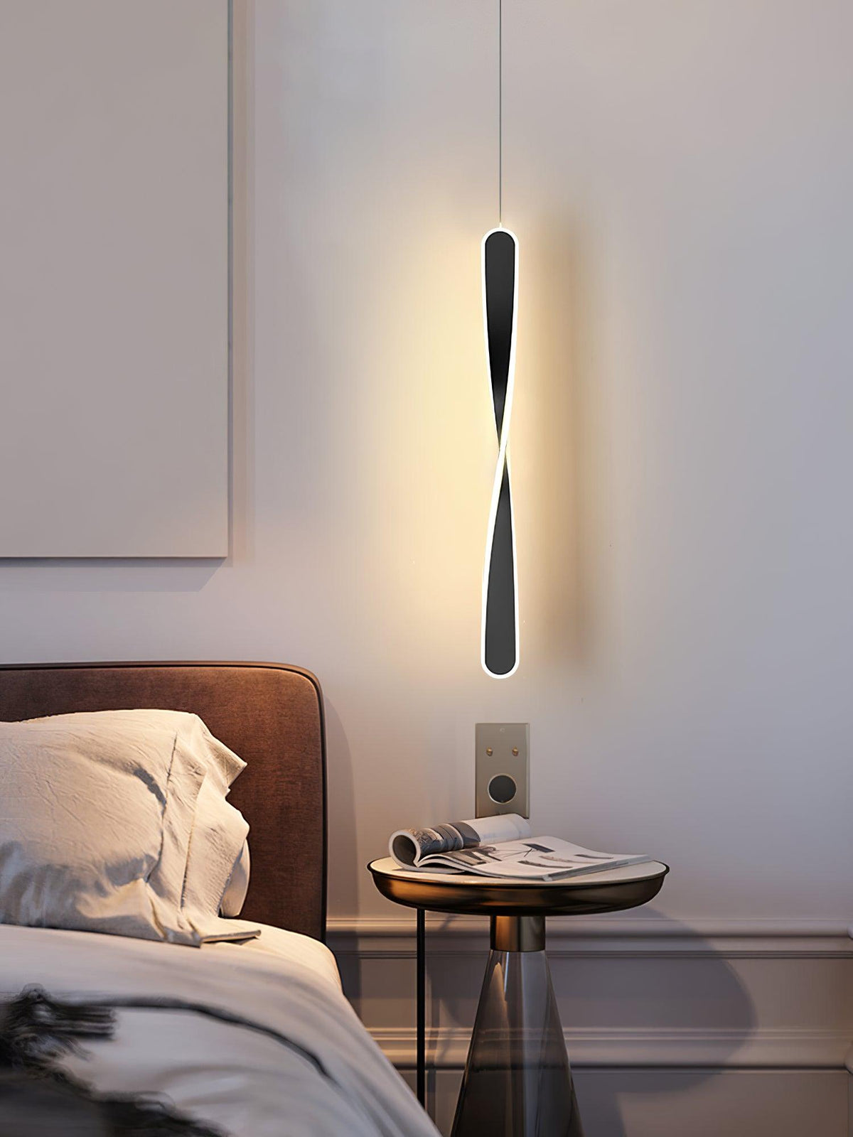 Rusk Acrylic Cozy Pendant Light