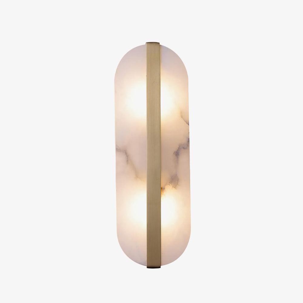 Fioraview Long Ellipse Alabaster Indoor Wall Light