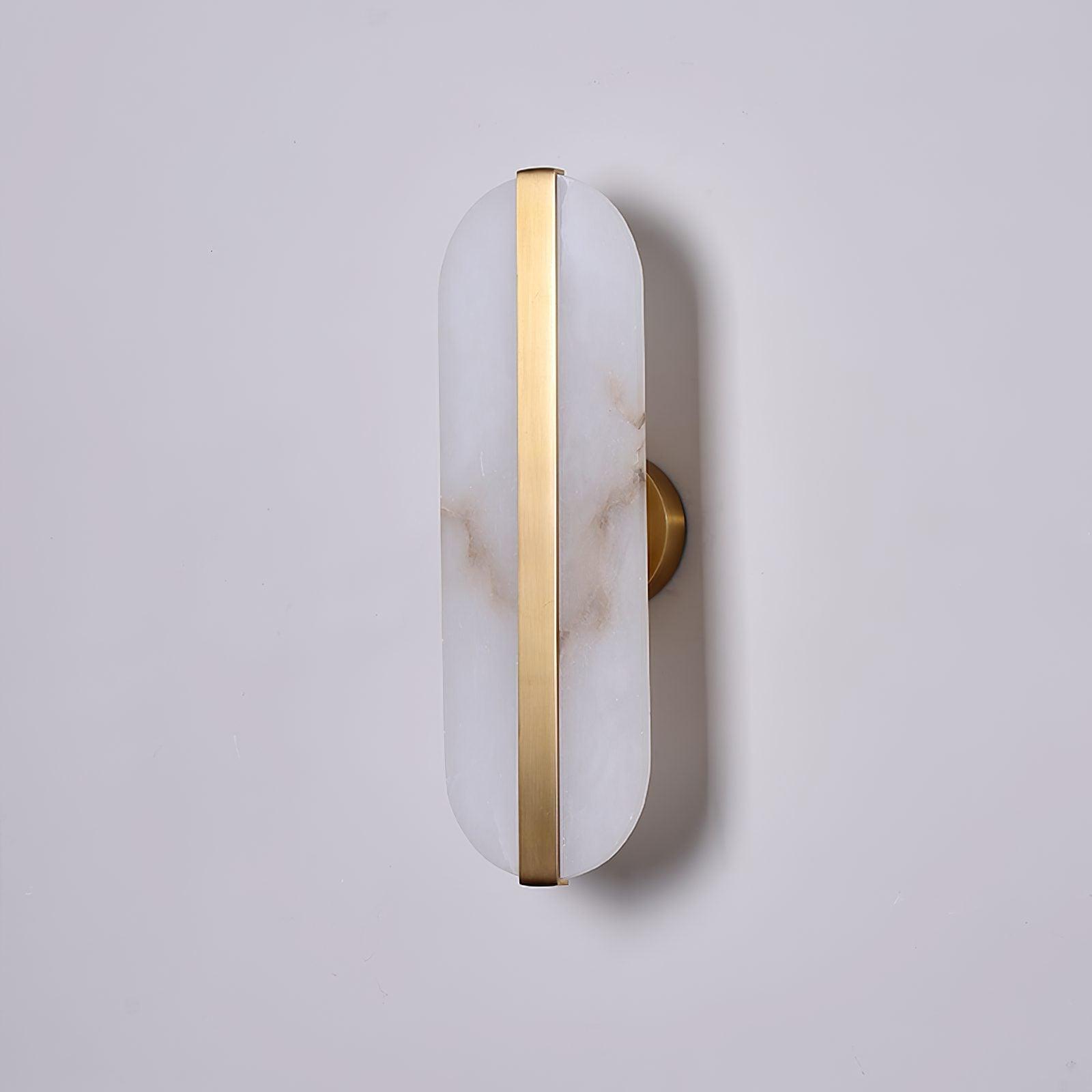 Fioraview Long Ellipse Alabaster Indoor Wall Light