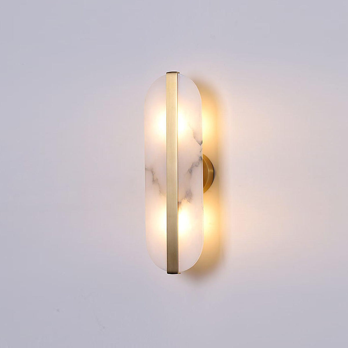 Fioraview Long Ellipse Alabaster Indoor Wall Light