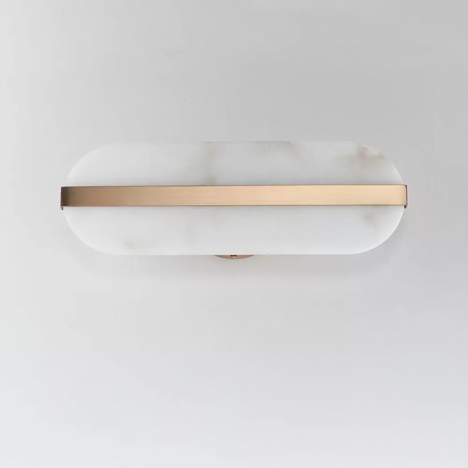 Fioraview Long Ellipse Alabaster Indoor Wall Light