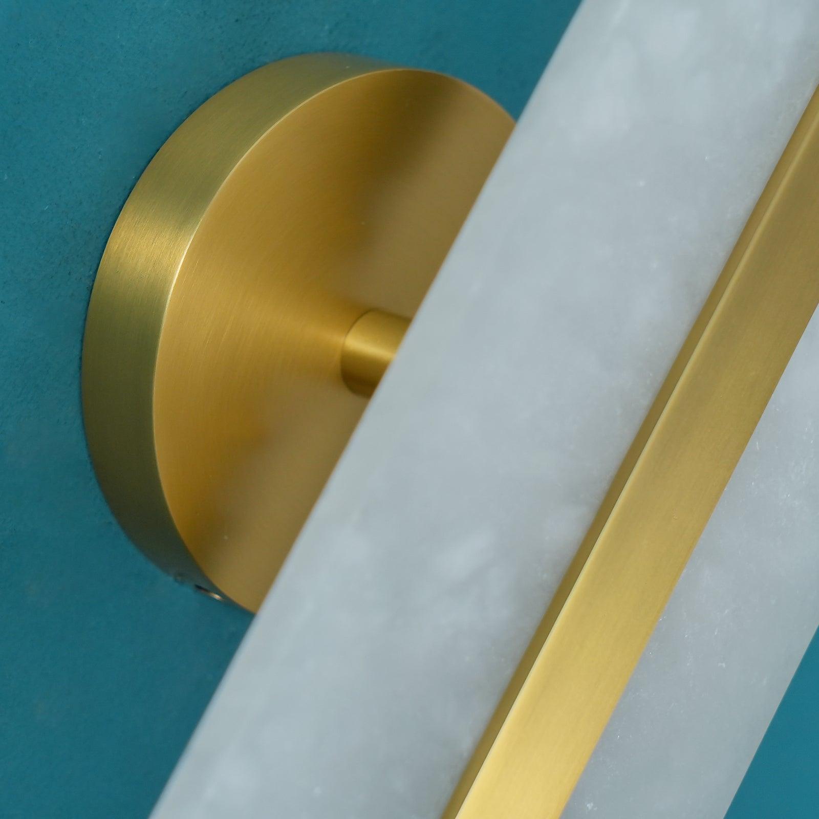 Fioraview Long Ellipse Alabaster Indoor Wall Light