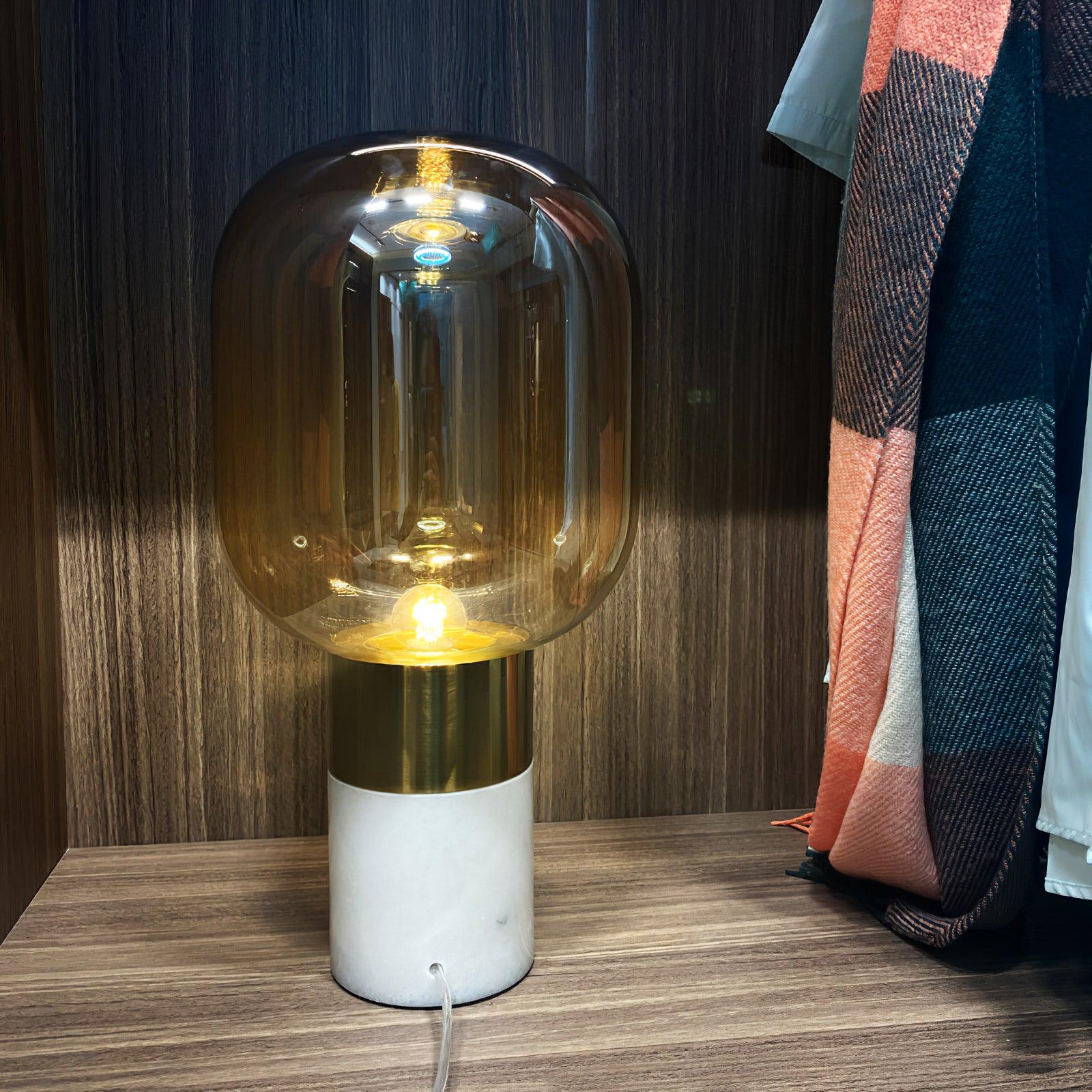 Aurdoren Minimalist Marble Glass Desk Lamp