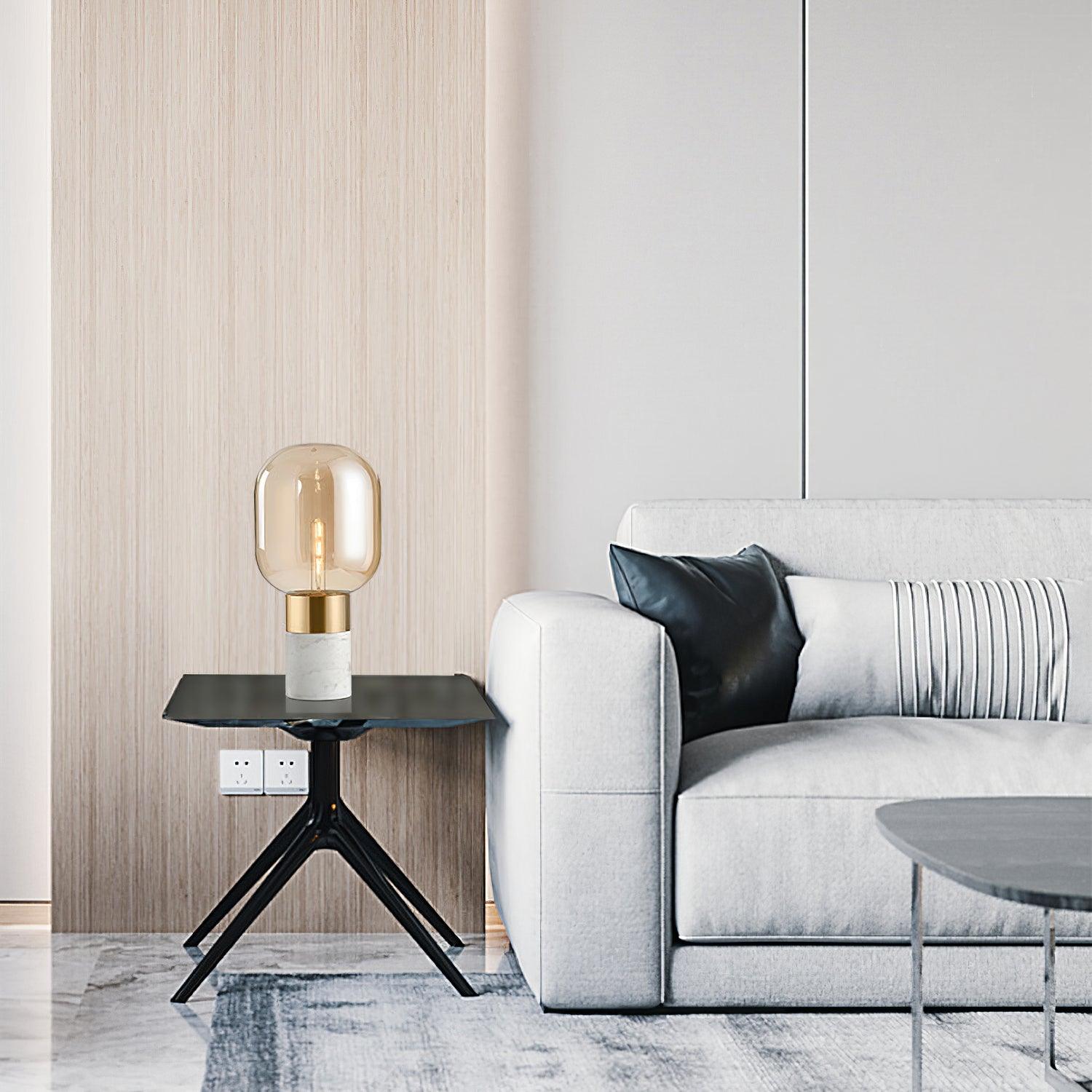 Aurdoren Minimalist Marble Glass Desk Lamp