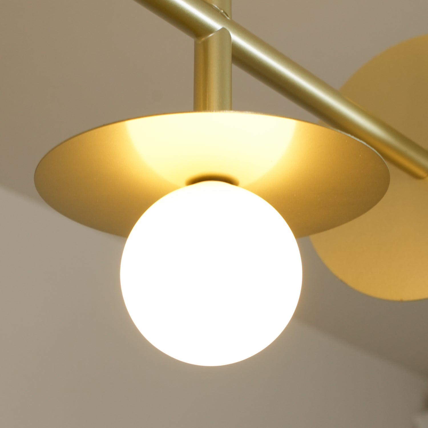 Celiissa Strada Chandelier Brass Glass Geometric