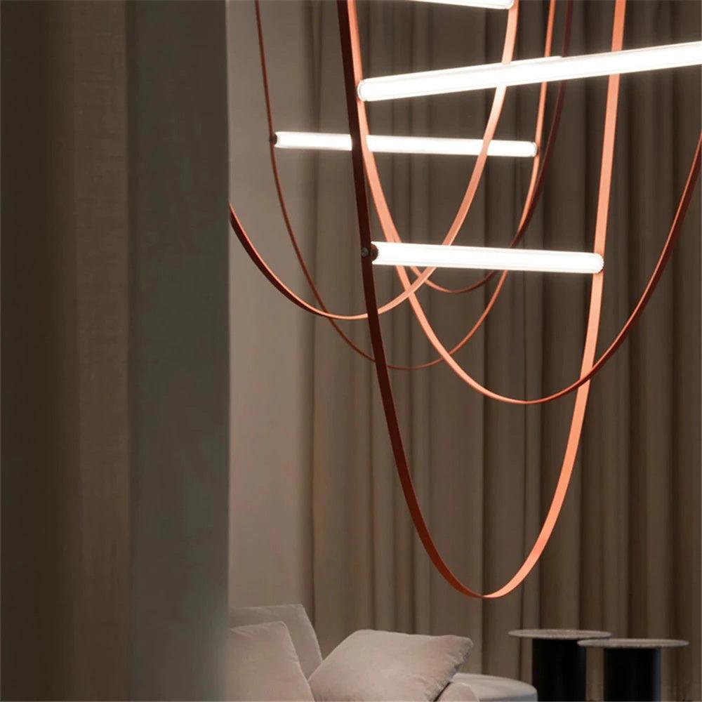 Solara Pendant Lamp Tracer Belt - Neutral Decor