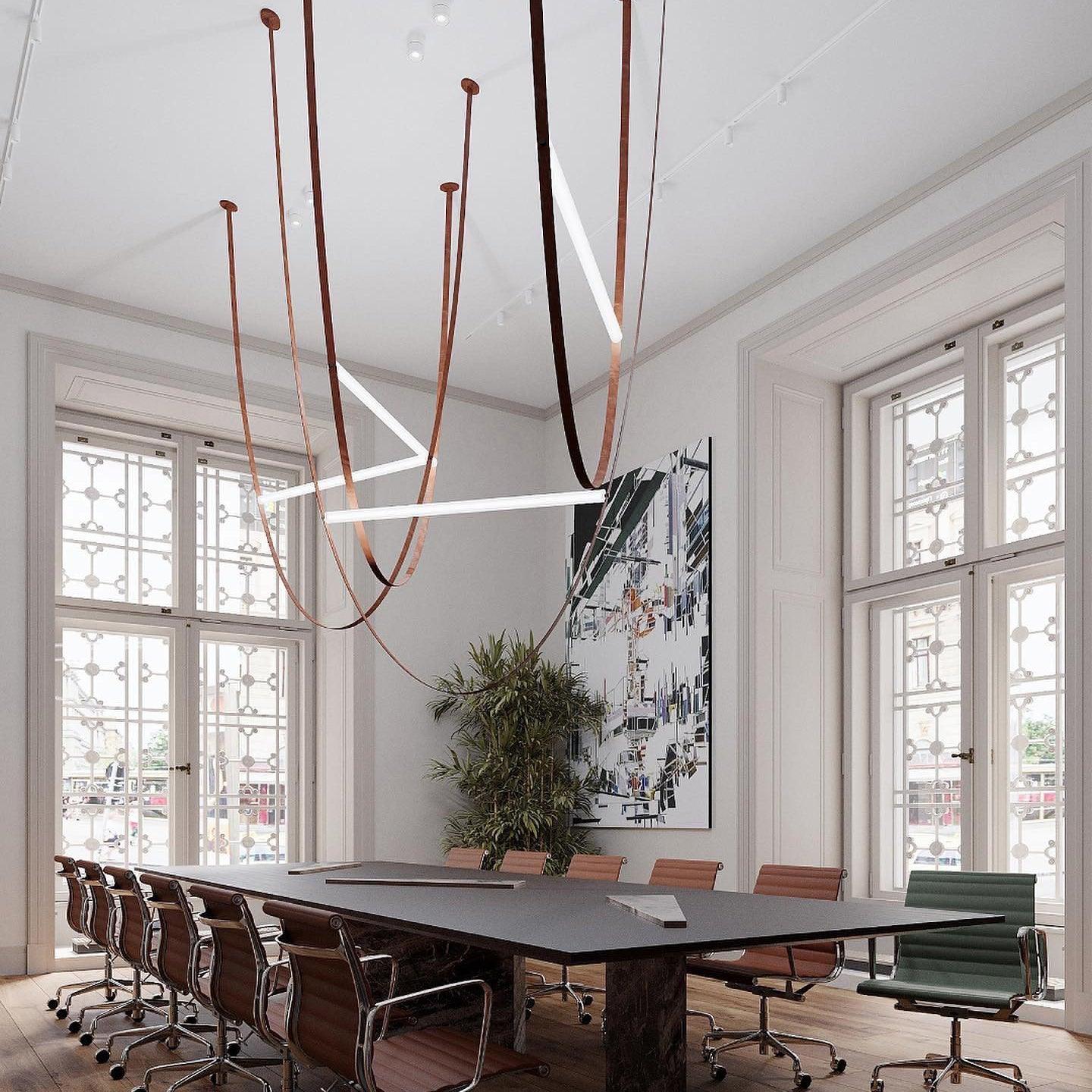 Solara Pendant Lamp Tracer Belt - Neutral Decor