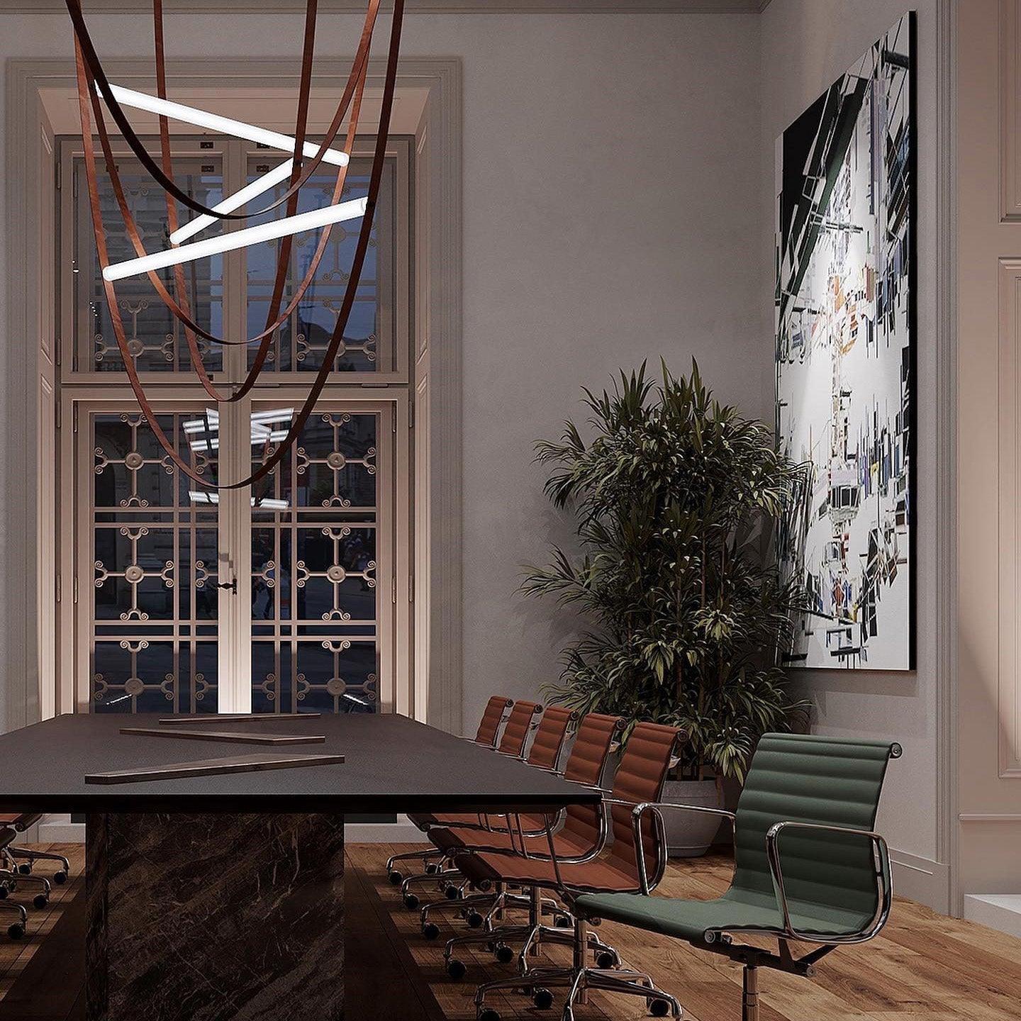 Solara Pendant Lamp Tracer Belt - Neutral Decor