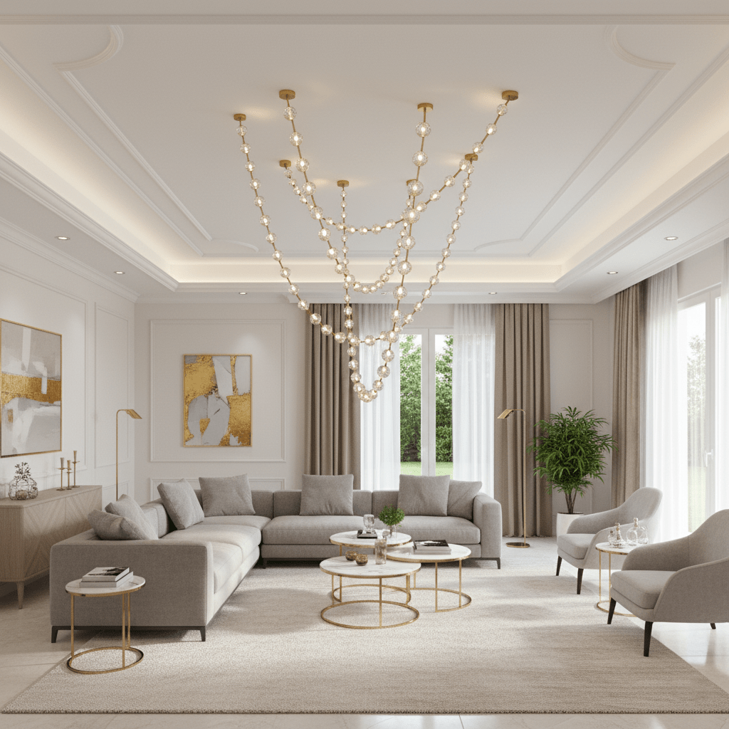 Lindencourt Strand Necklace Chandelier