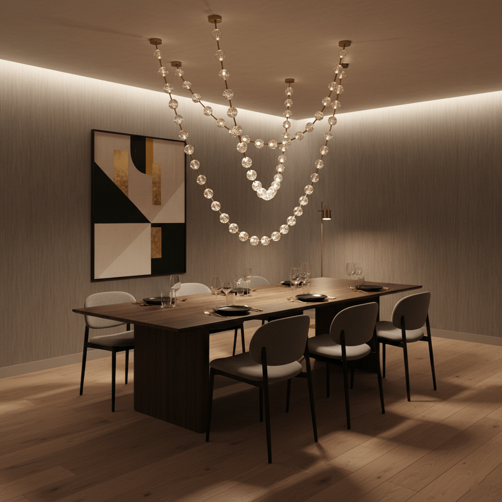 Lindencourt Strand Necklace Chandelier