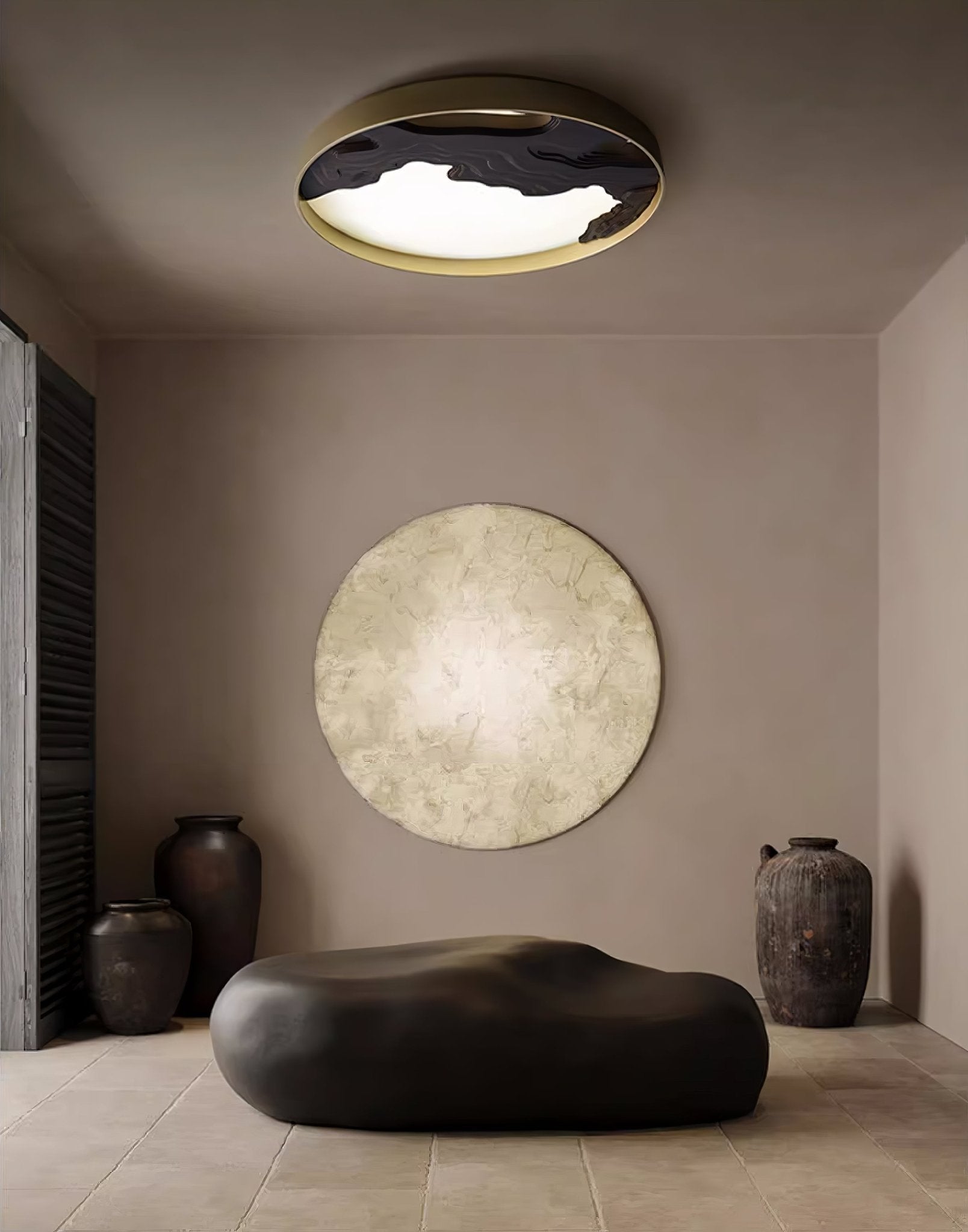 Rinaraine Ceiling Light Wood Oriental Natural