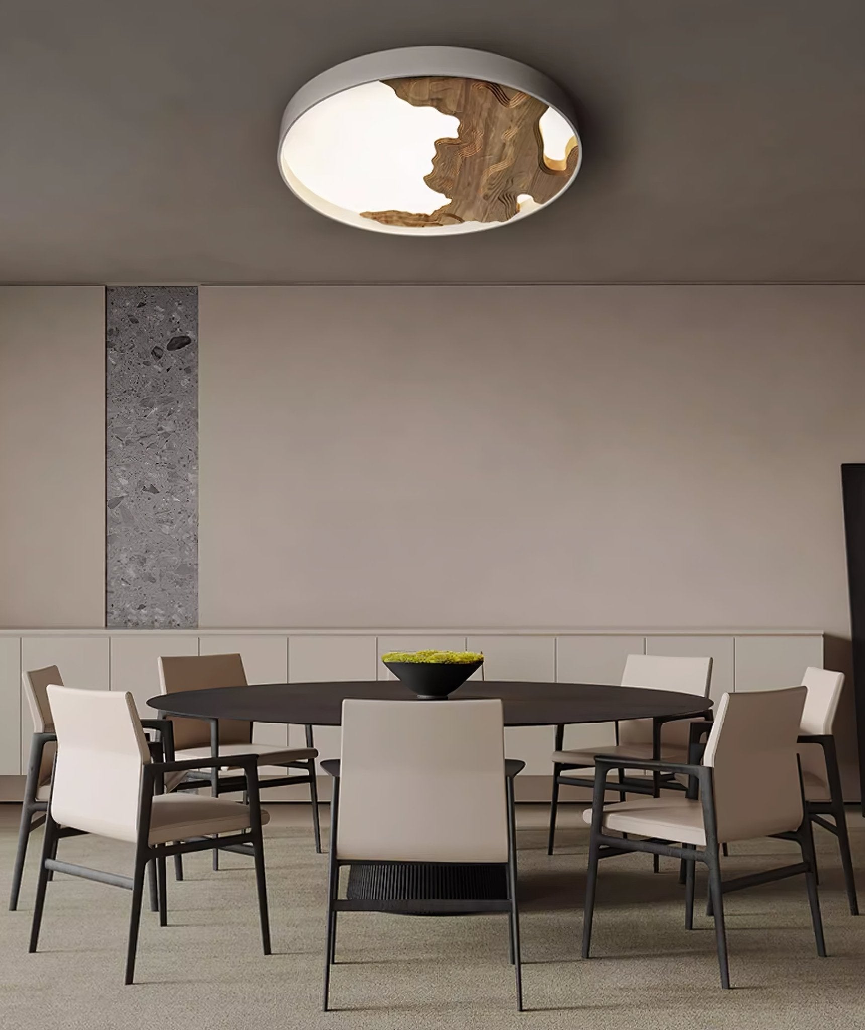 Rinaraine Ceiling Light Wood Oriental Natural