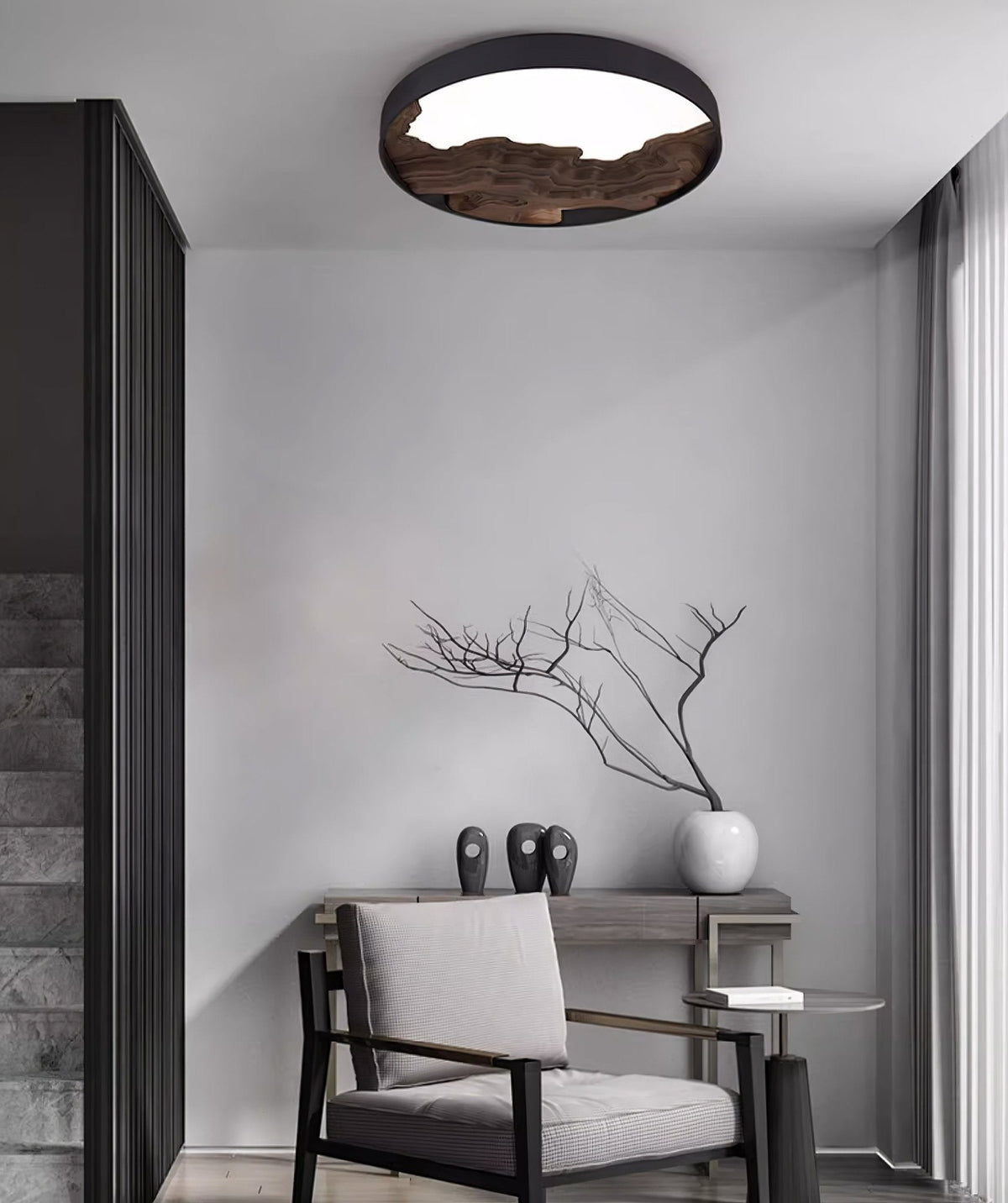 Rinaraine Ceiling Light Wood Oriental Natural