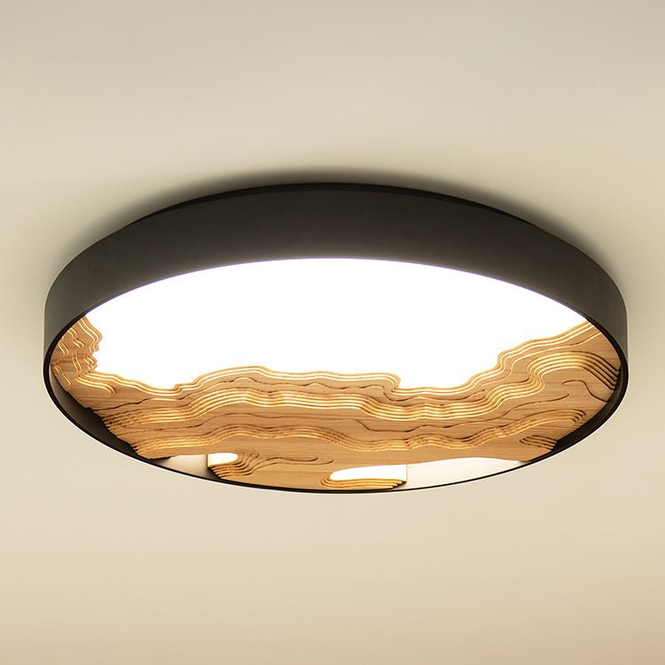 Rinaraine Ceiling Light Wood Oriental Natural