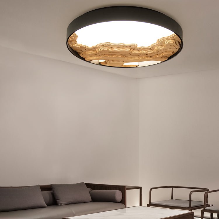 Rinaraine Ceiling Light Wood Oriental Natural