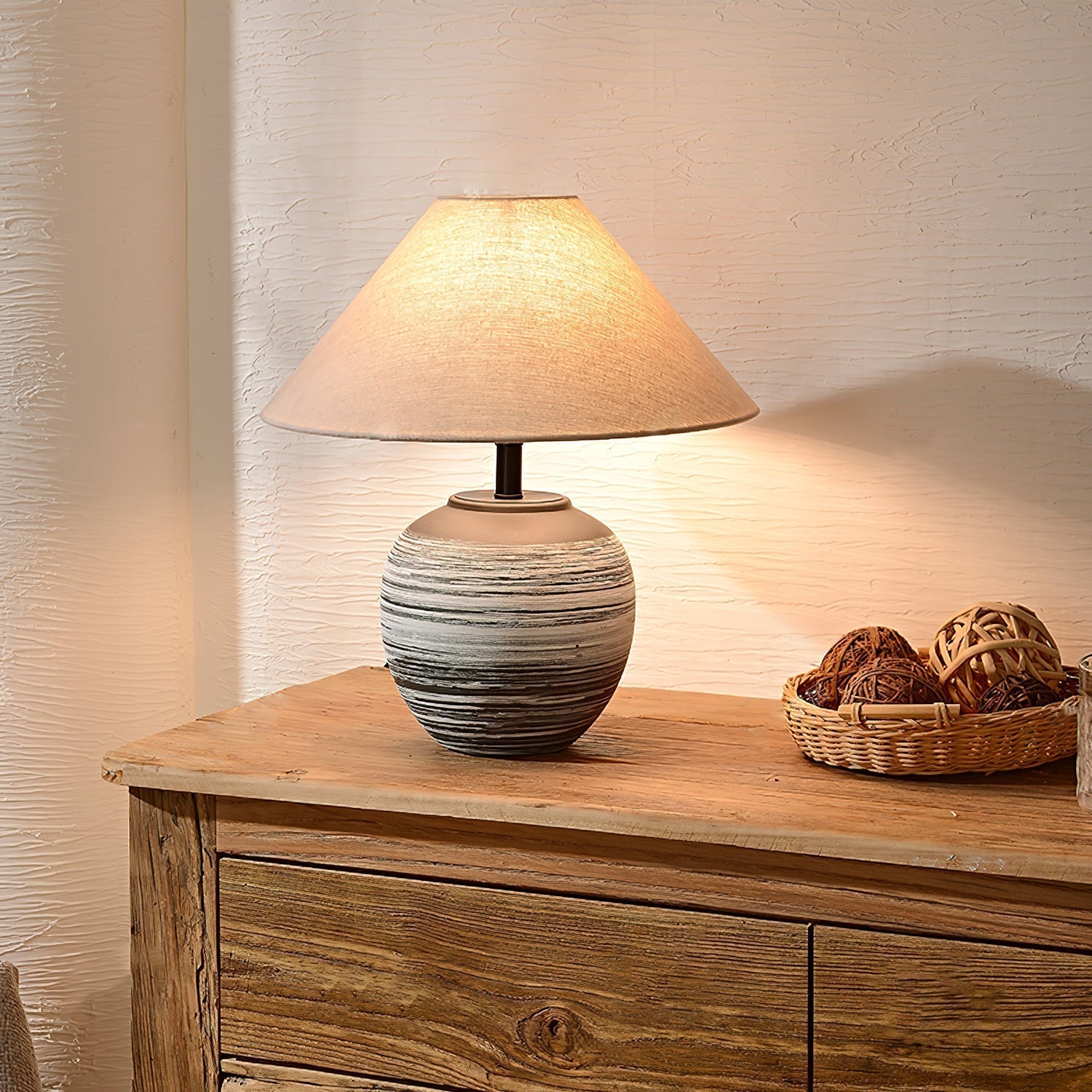 Striato Gradient Ceramic Table Lamp
