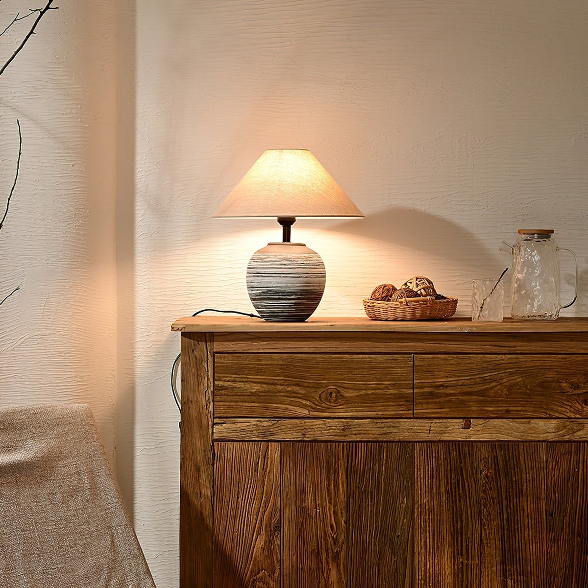 Striato Gradient Ceramic Table Lamp