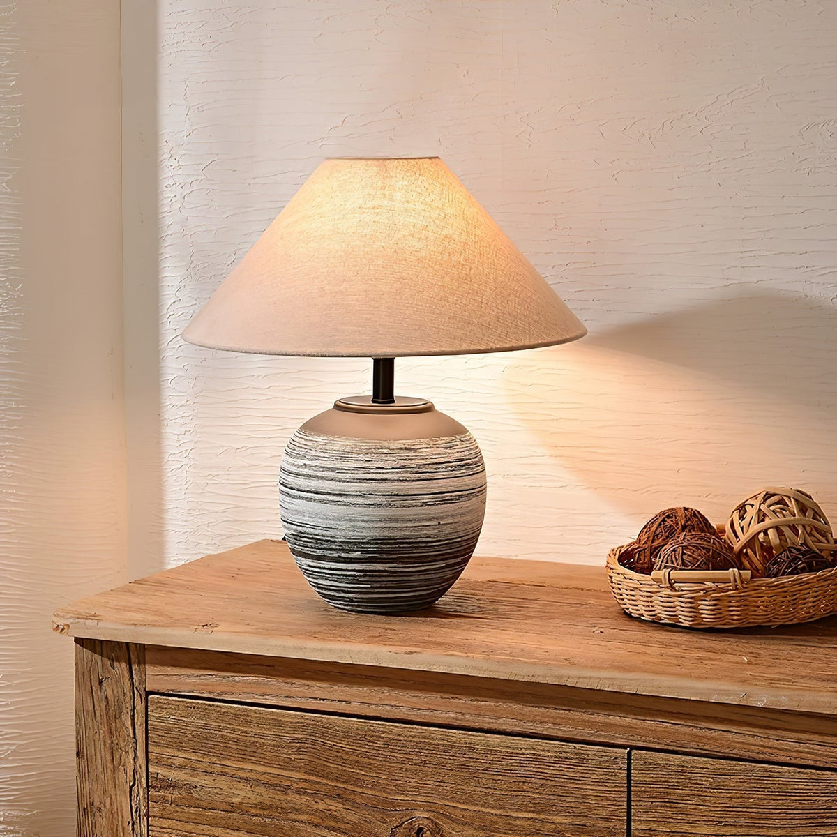 Striato Gradient Ceramic Table Lamp