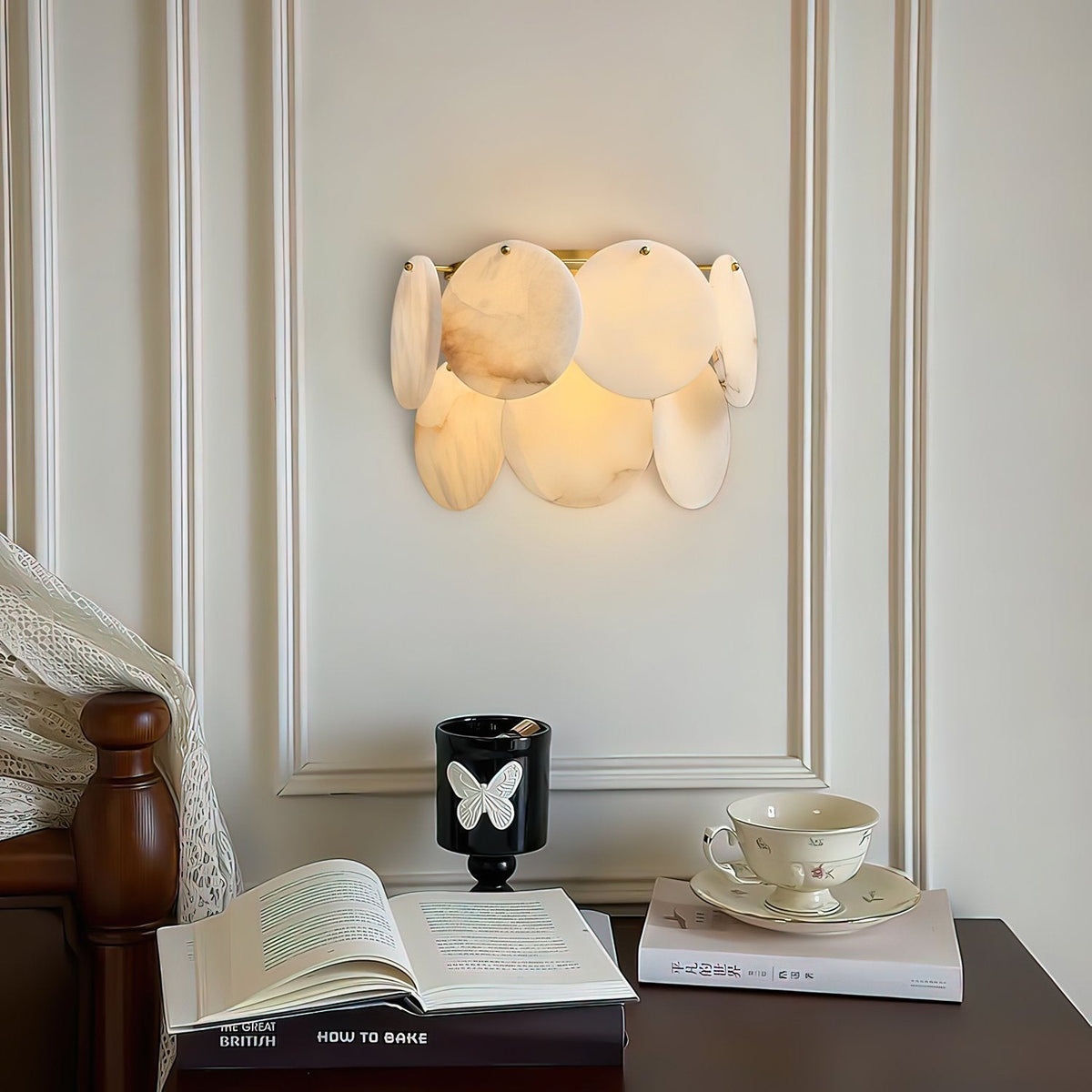 Avenlith Lumina Alabaster Wall Sconce