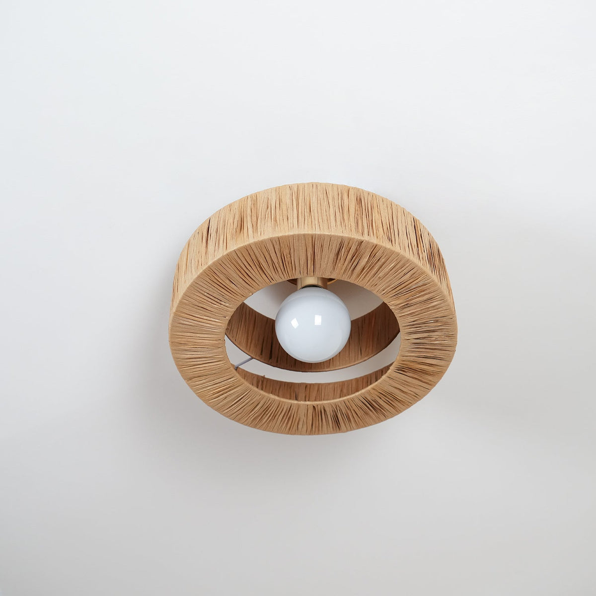Ilthean Natural Straw Art Ceiling Lamp