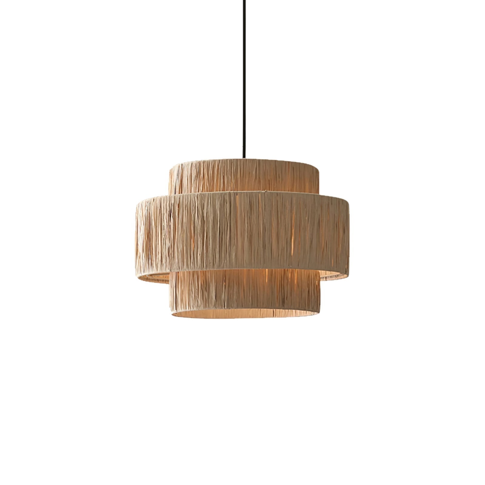 Thyra Straw Traditional Retro Pendant Light